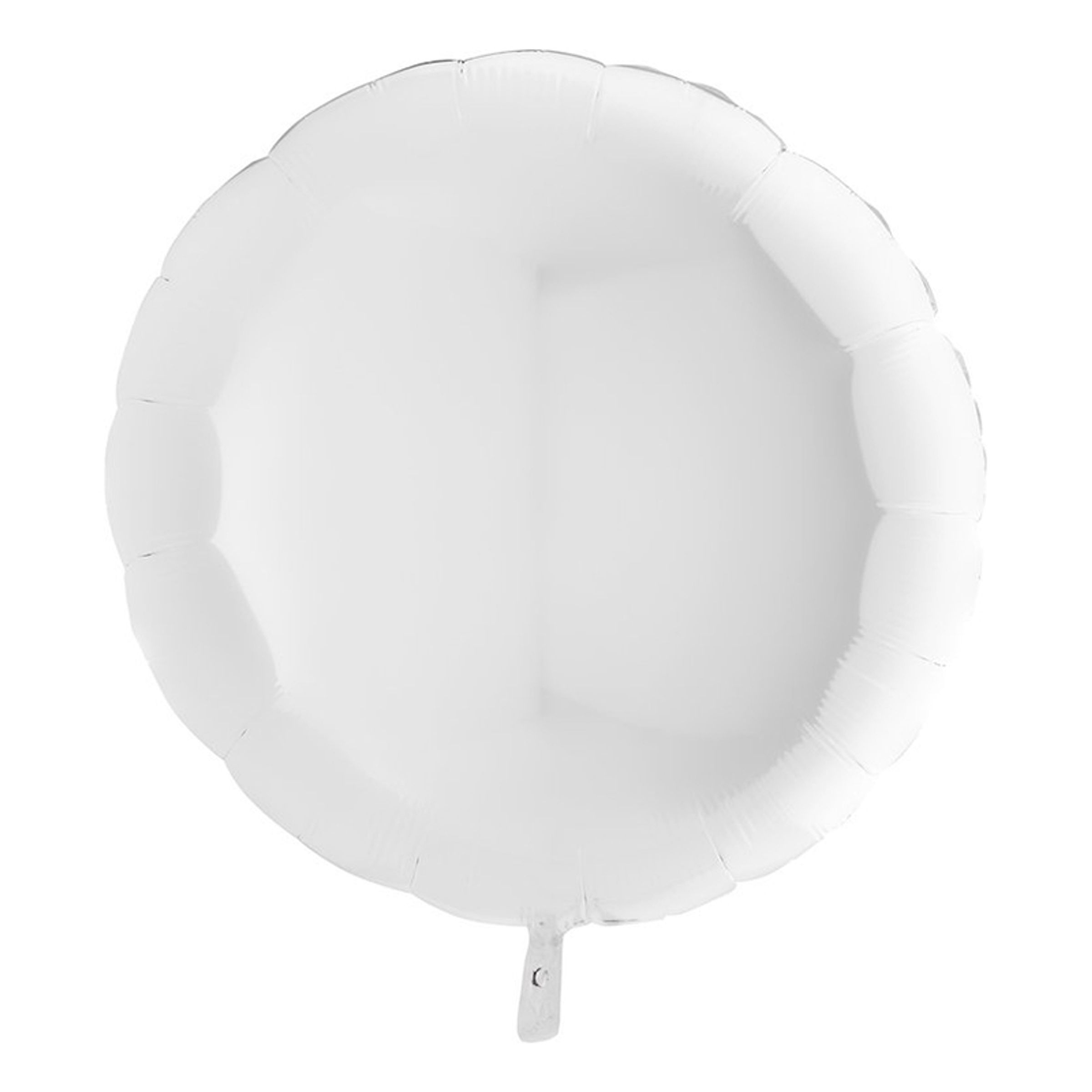 Läs mer om Folieballong Stor Rund Vit - 91 cm