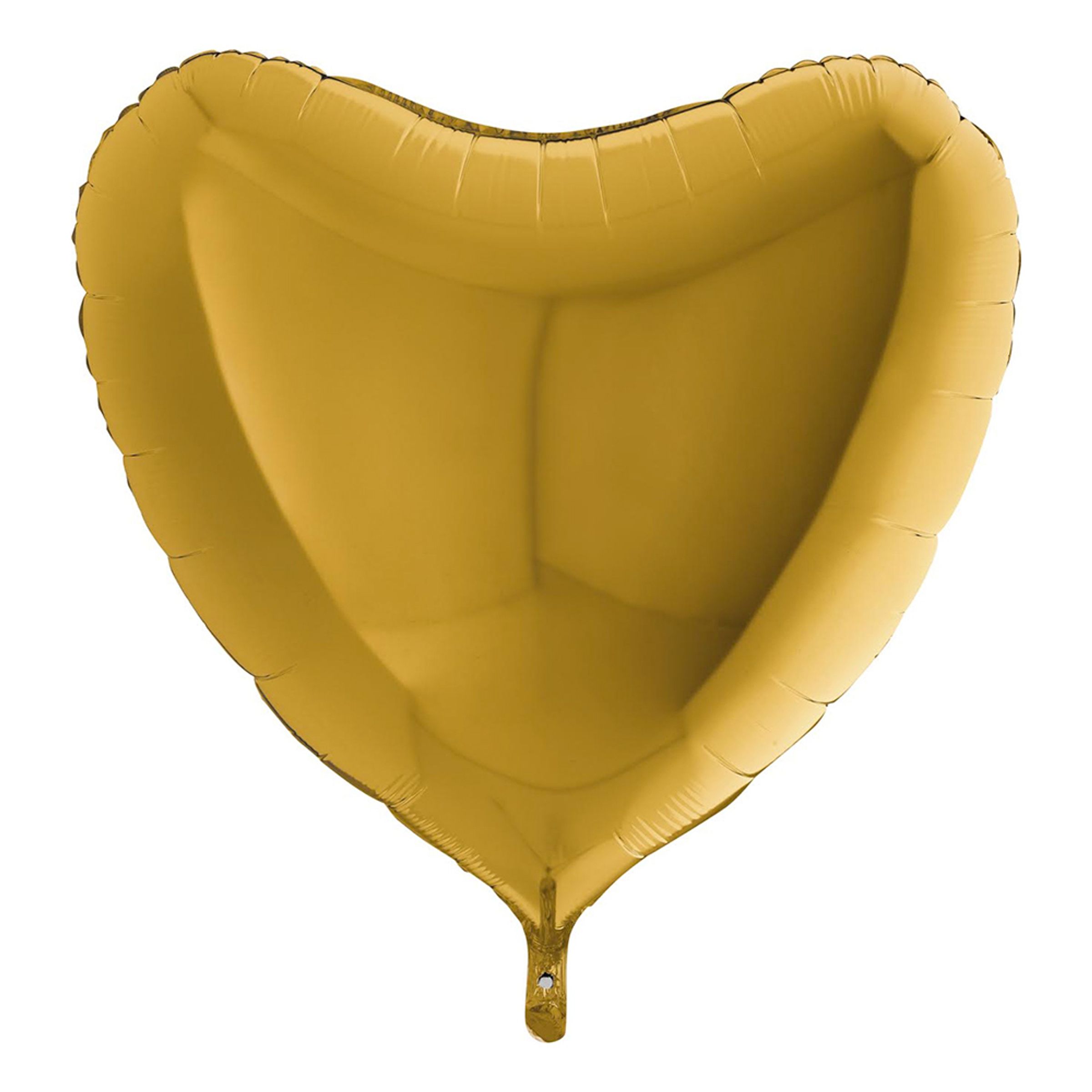 Läs mer om Folieballong Stort Hjärta Guld