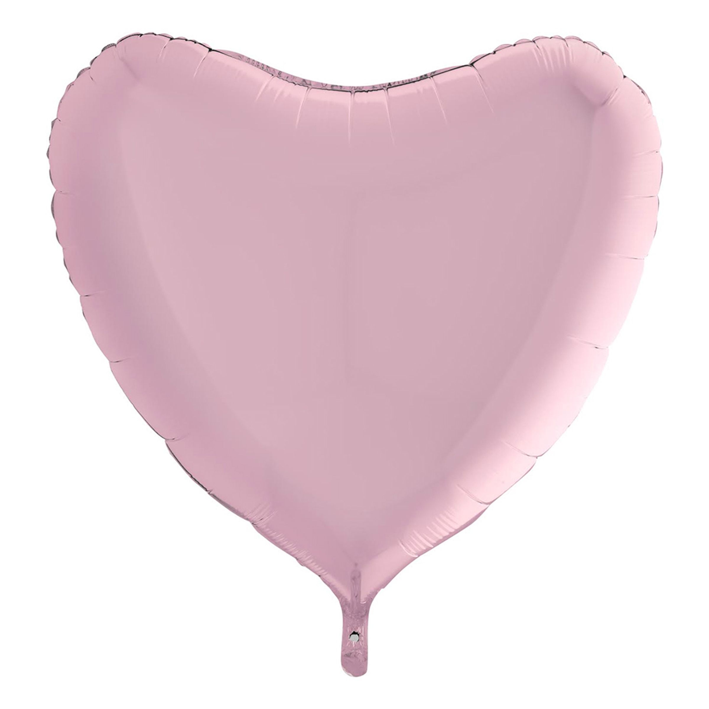 Folieballong Stort Hjärta Rosa
