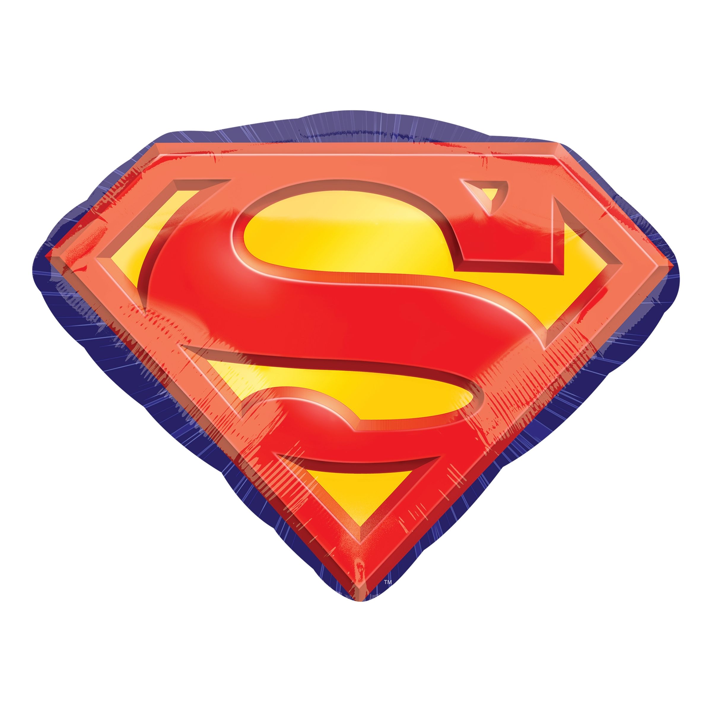 Läs mer om Folieballong Superman Logo Shape