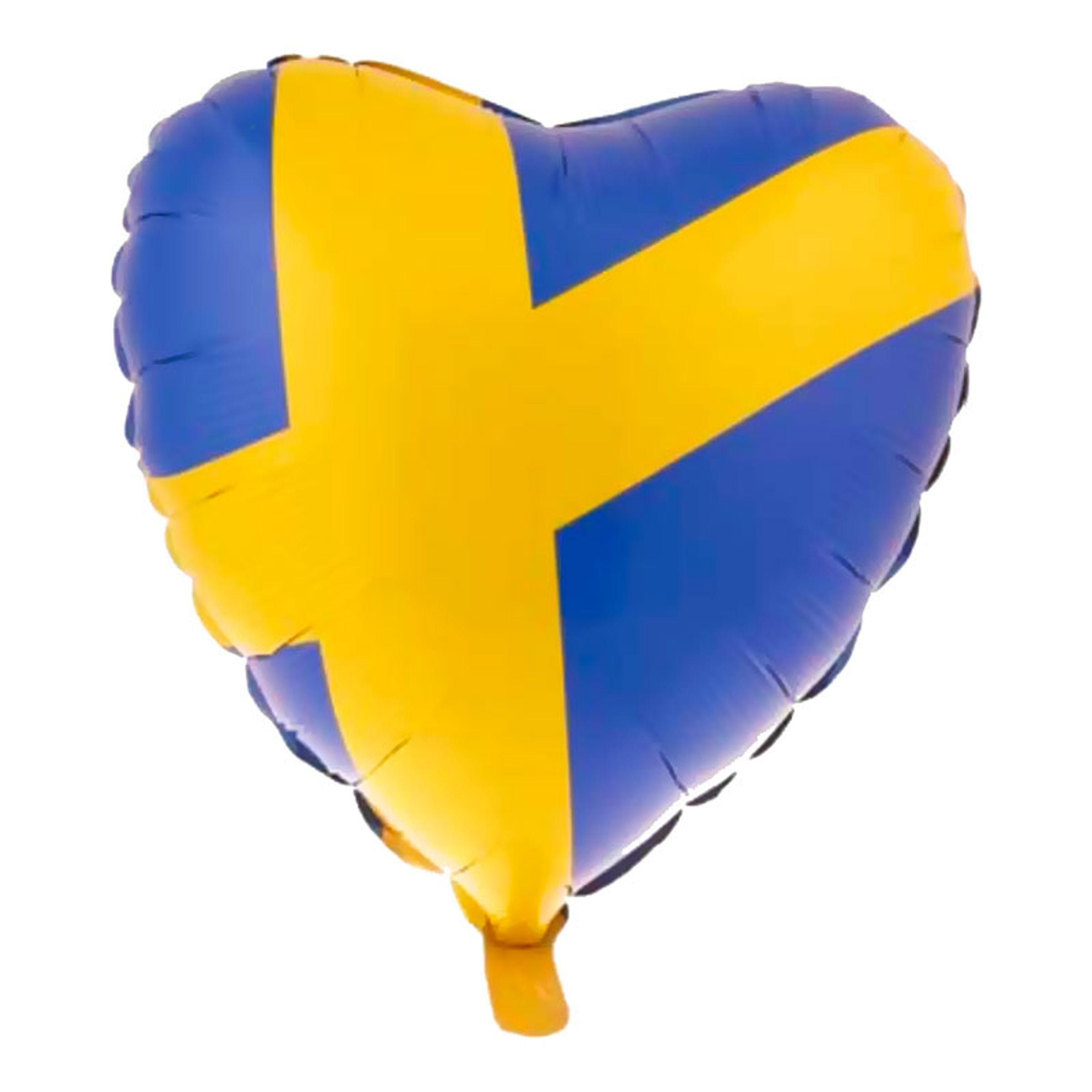 Läs mer om Folieballong Sverige Hjärtformad