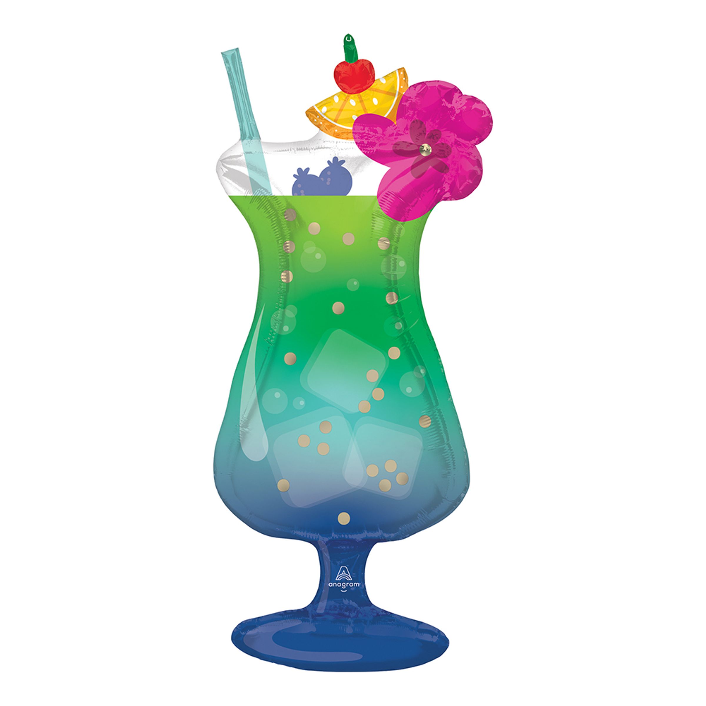 Folieballong Tropisk Hawaii Drink Shape