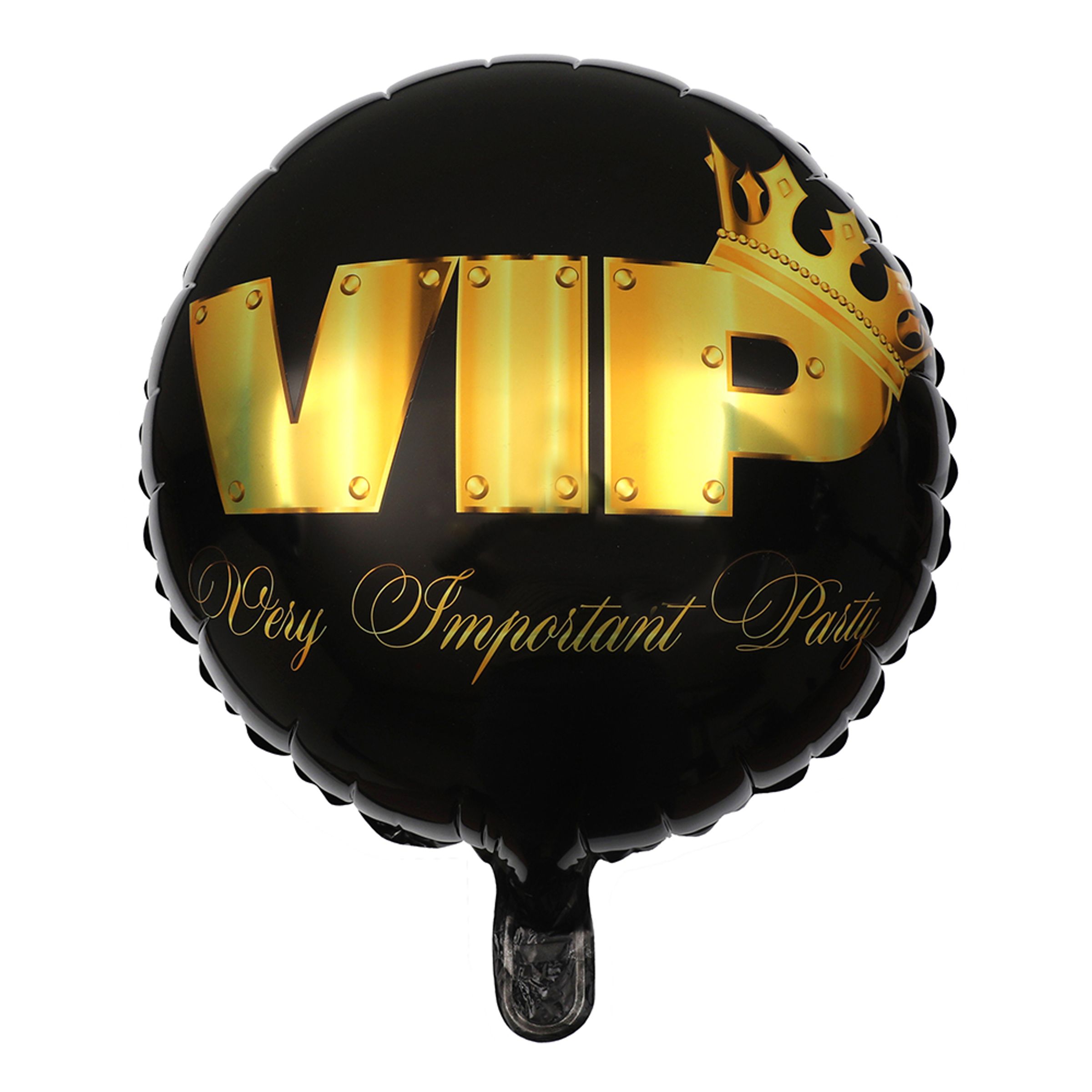 Läs mer om Folieballong VIP Svart/Guld - 1-pack