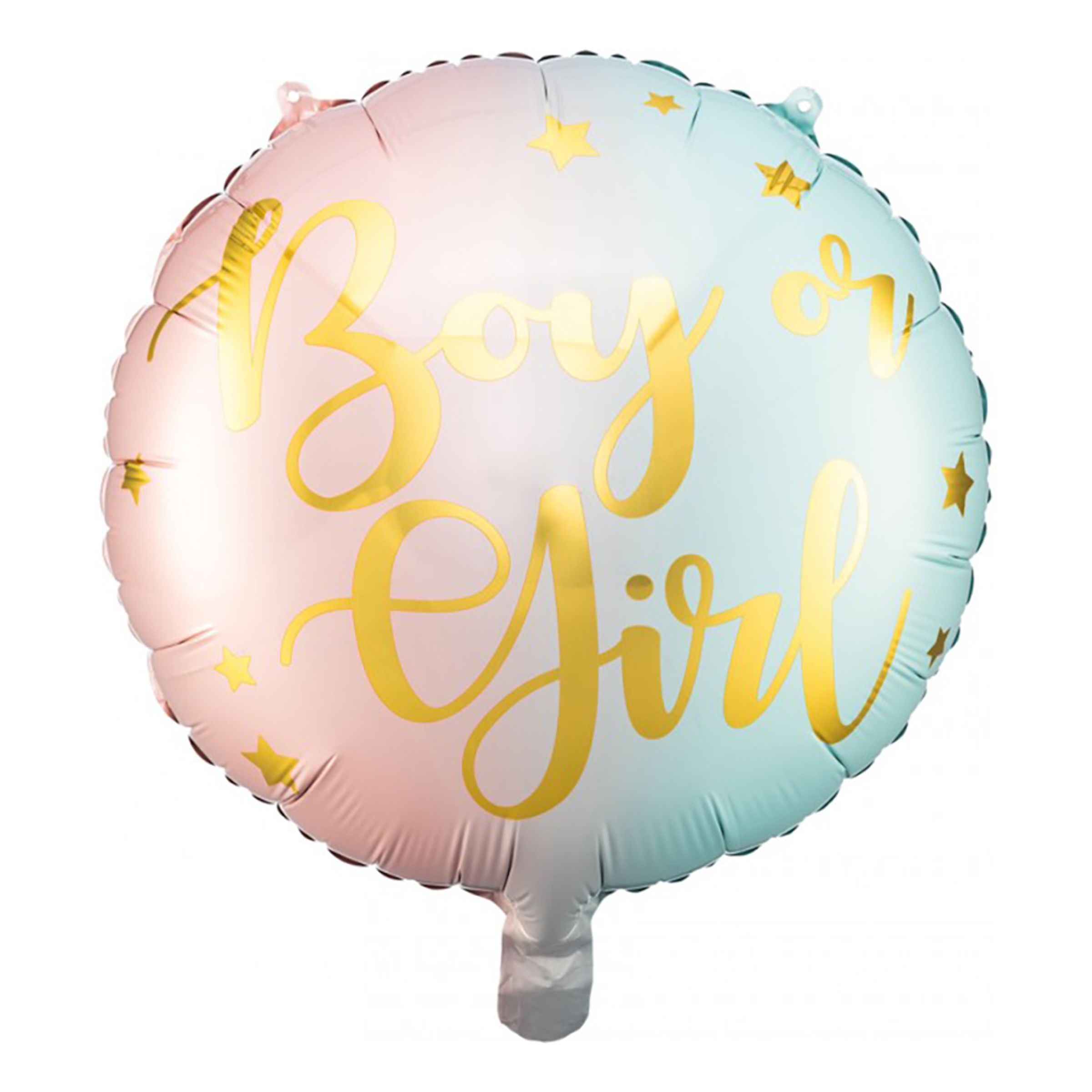 Läs mer om Folieballonger Boy or Girl - 35 cm