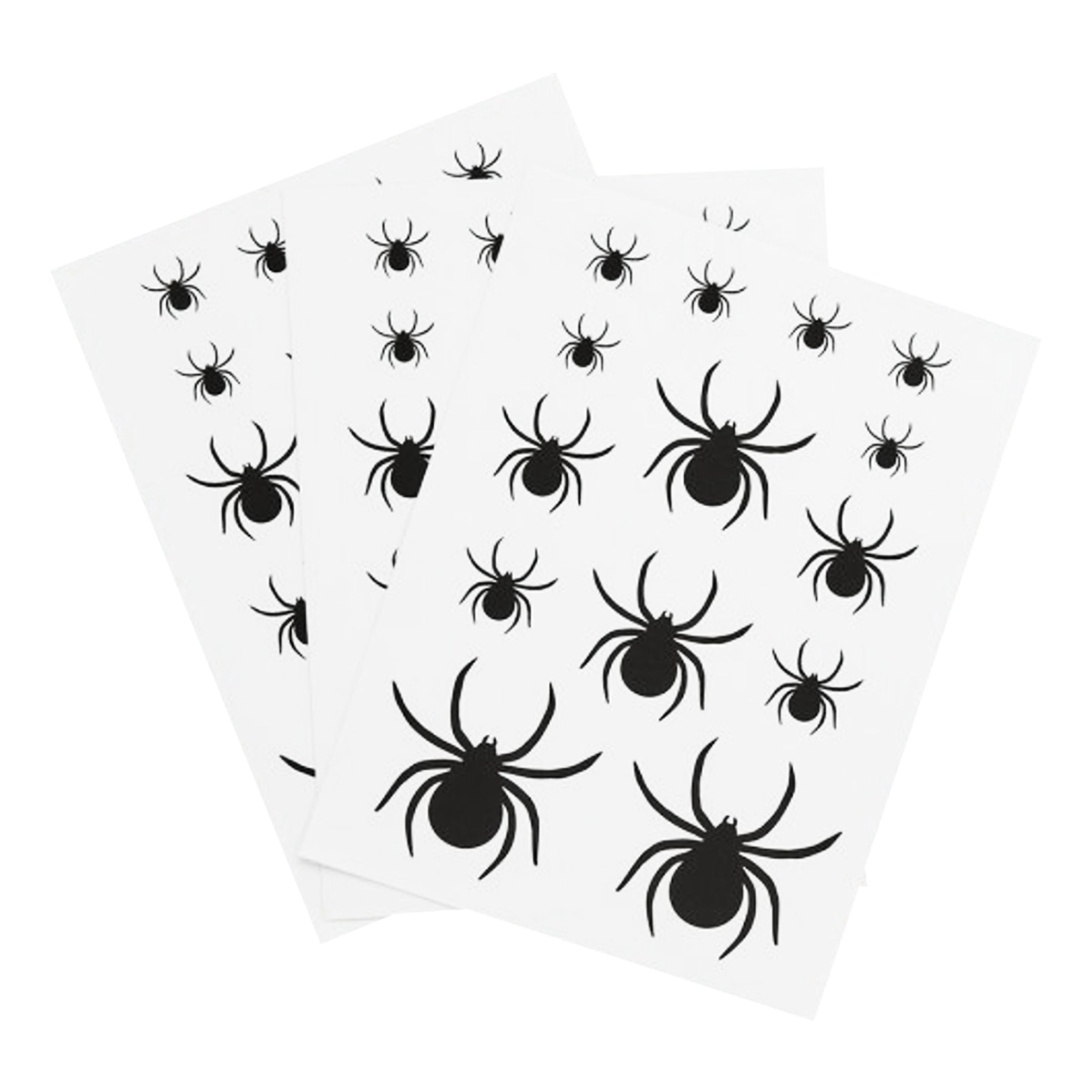 Fönsterstickers Spindlar - 3-pack | Hem//Teman//Högtider//Halloween//Halloweendekorationer | PartyOutlet