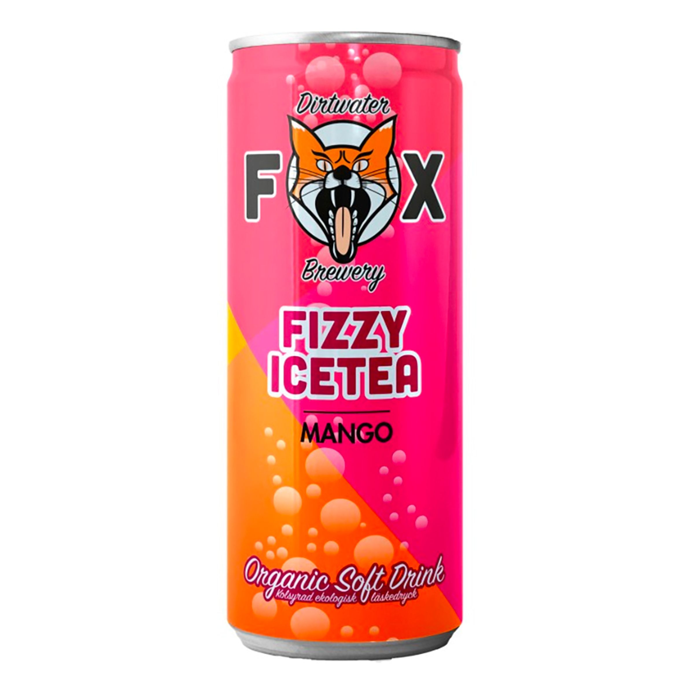 Fox Fizzy Icetea Mango - 250 ml