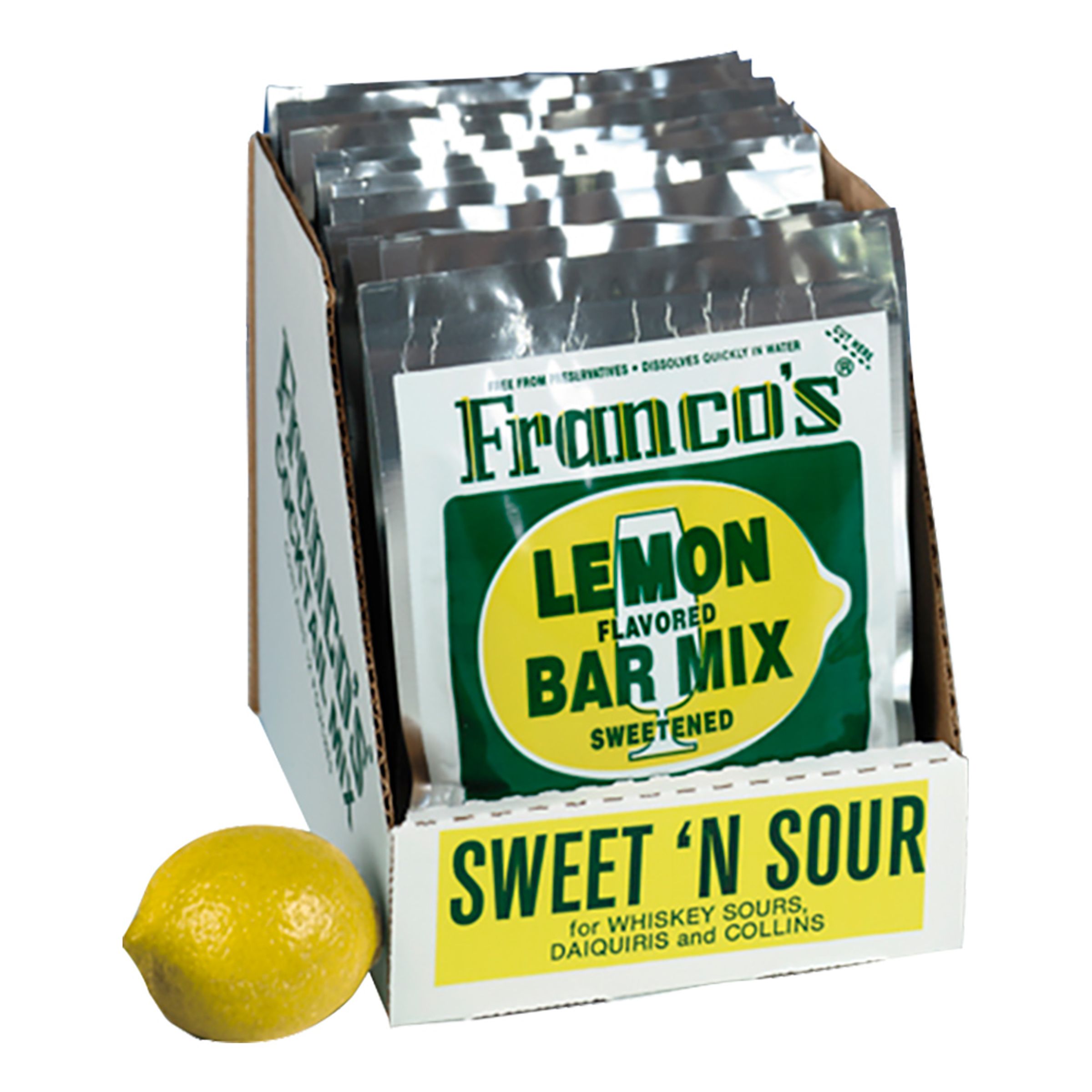 Läs mer om Francos Lemon Sweet & Sour Mix - 680 g