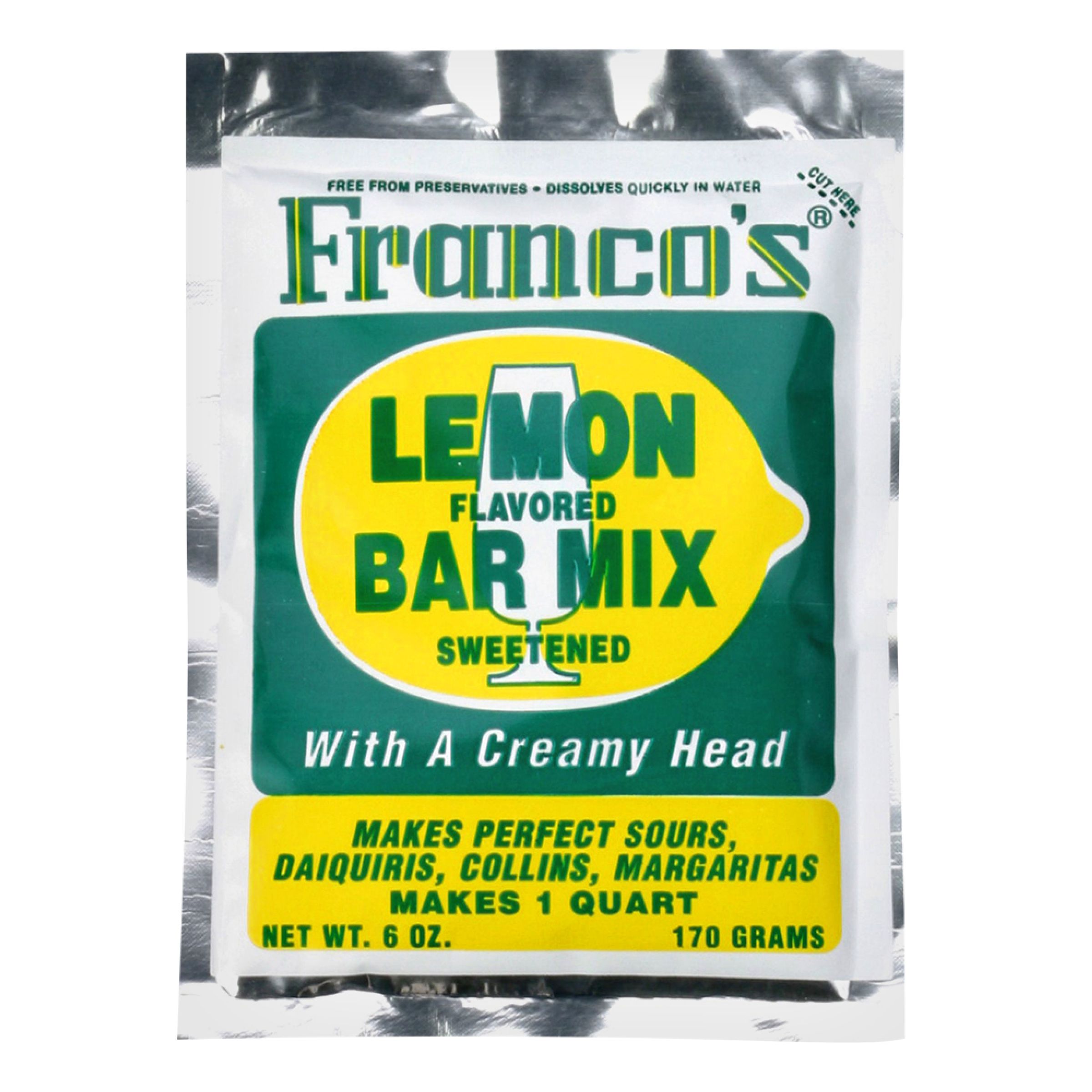 Franco's Lemon Sweet & Sour Mix - 170 g