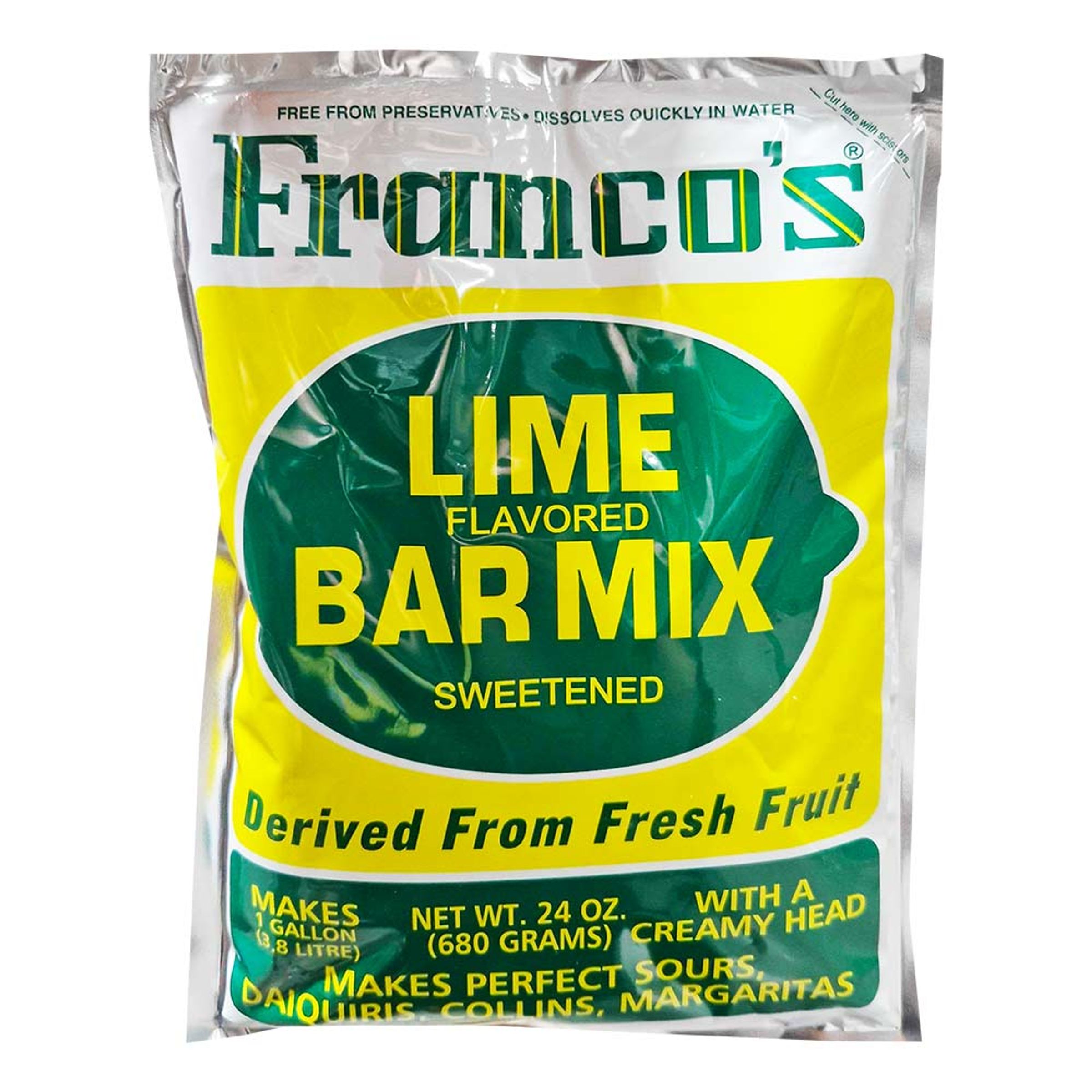 Franco's Lime Sweet & Sour Mix - 680 g