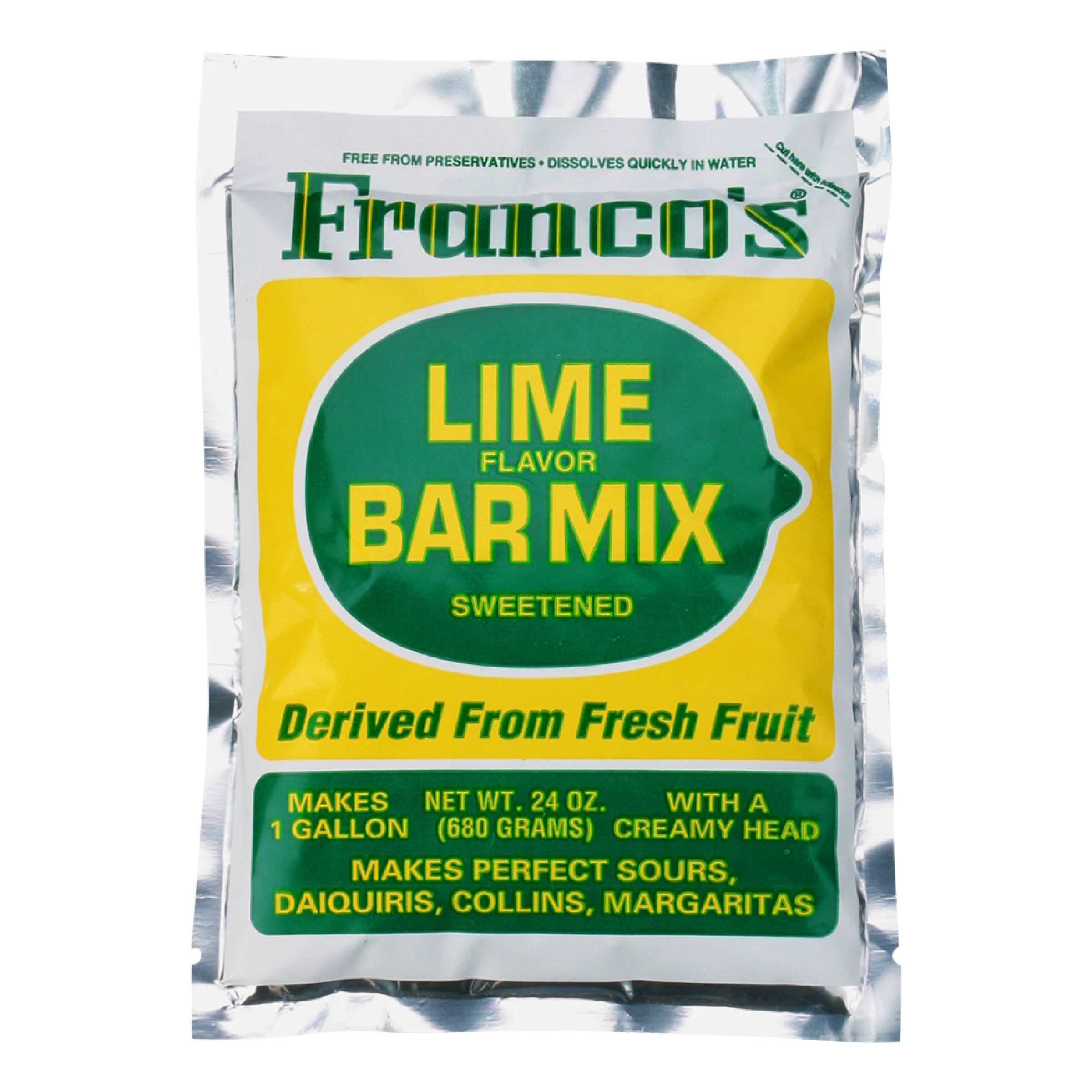 Franco's Lime Sweet & Sour Mix - 680 gram