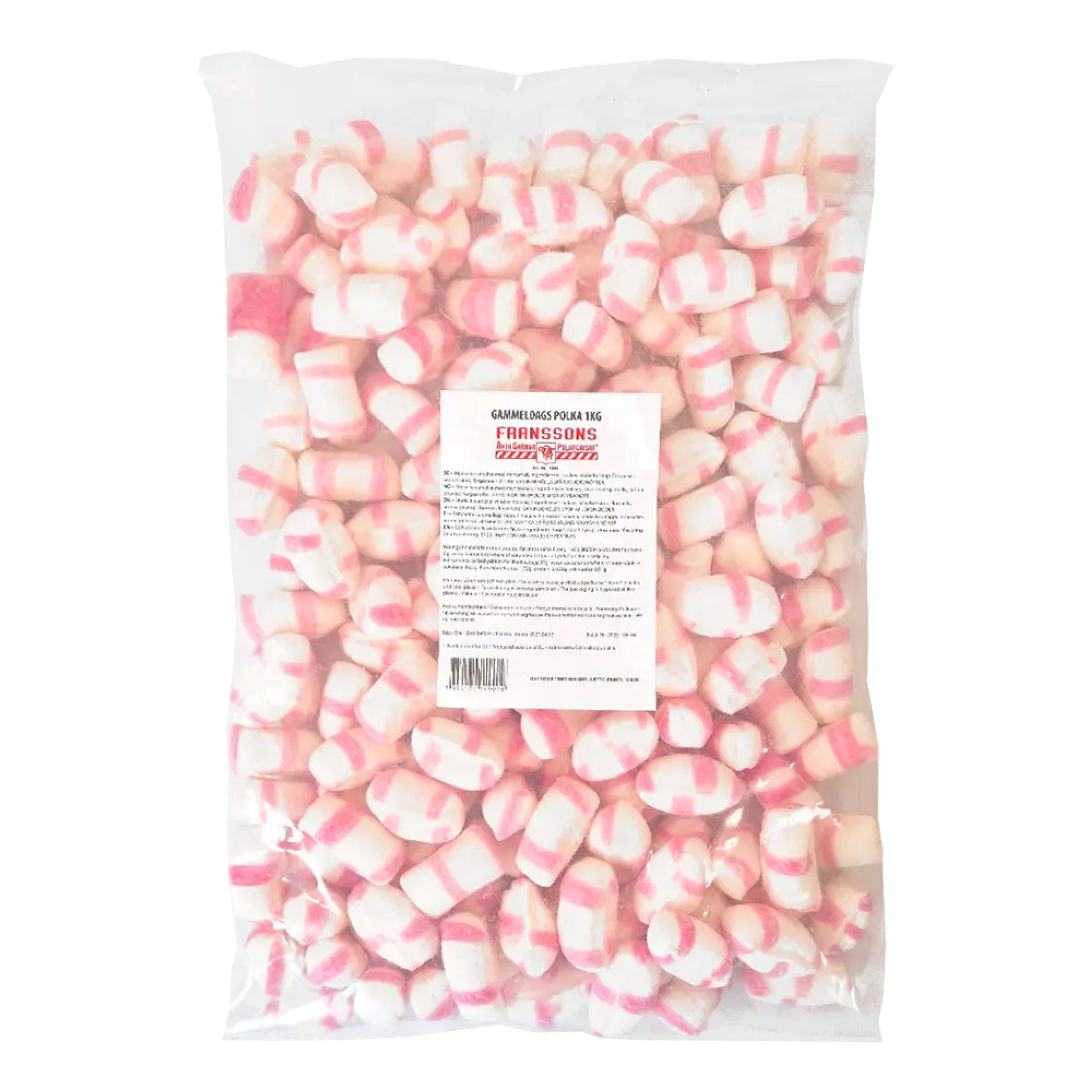Franssons Gammeldags Polka Storpack - 1 kg | Hem - Godis & Läsk - Godis - Retrogodis | Pryloteket