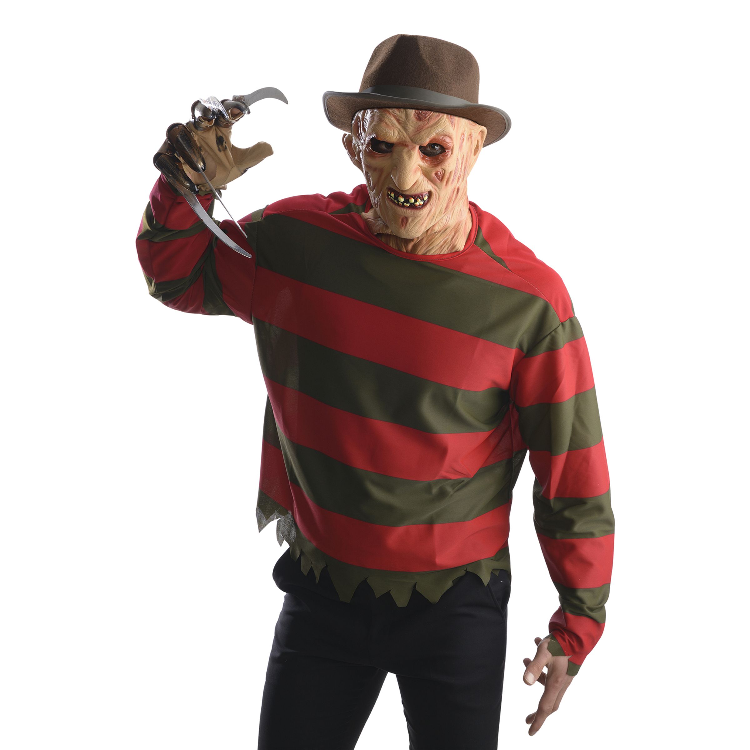Freddy Krueger Deluxe Maskeraddräkt - X-Large | Hem - Maskerad - Maskeraddräkter - Herrdräkter | Pryloteket