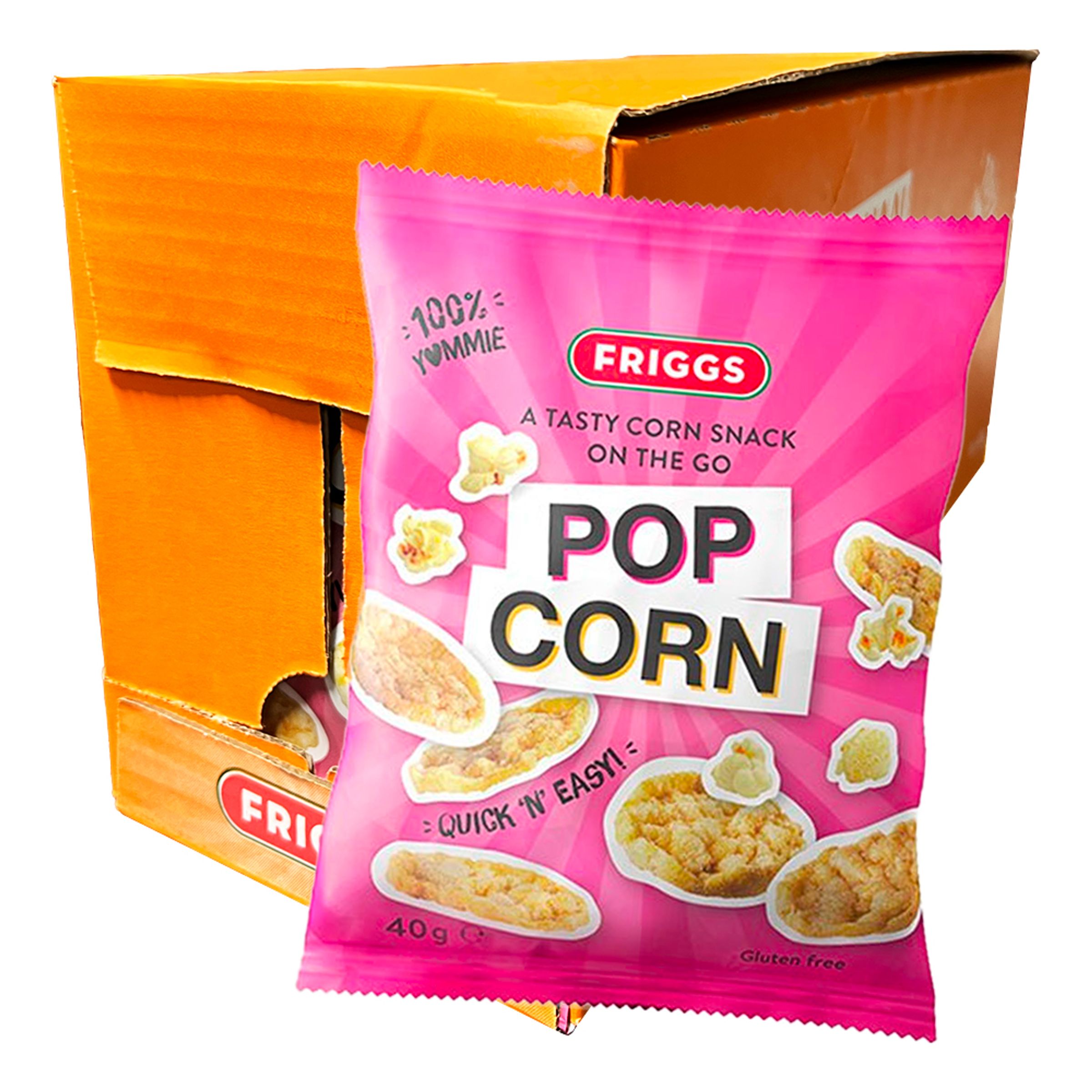 Friggs Minimajskakor Popcorn Storpack - 8-pack
