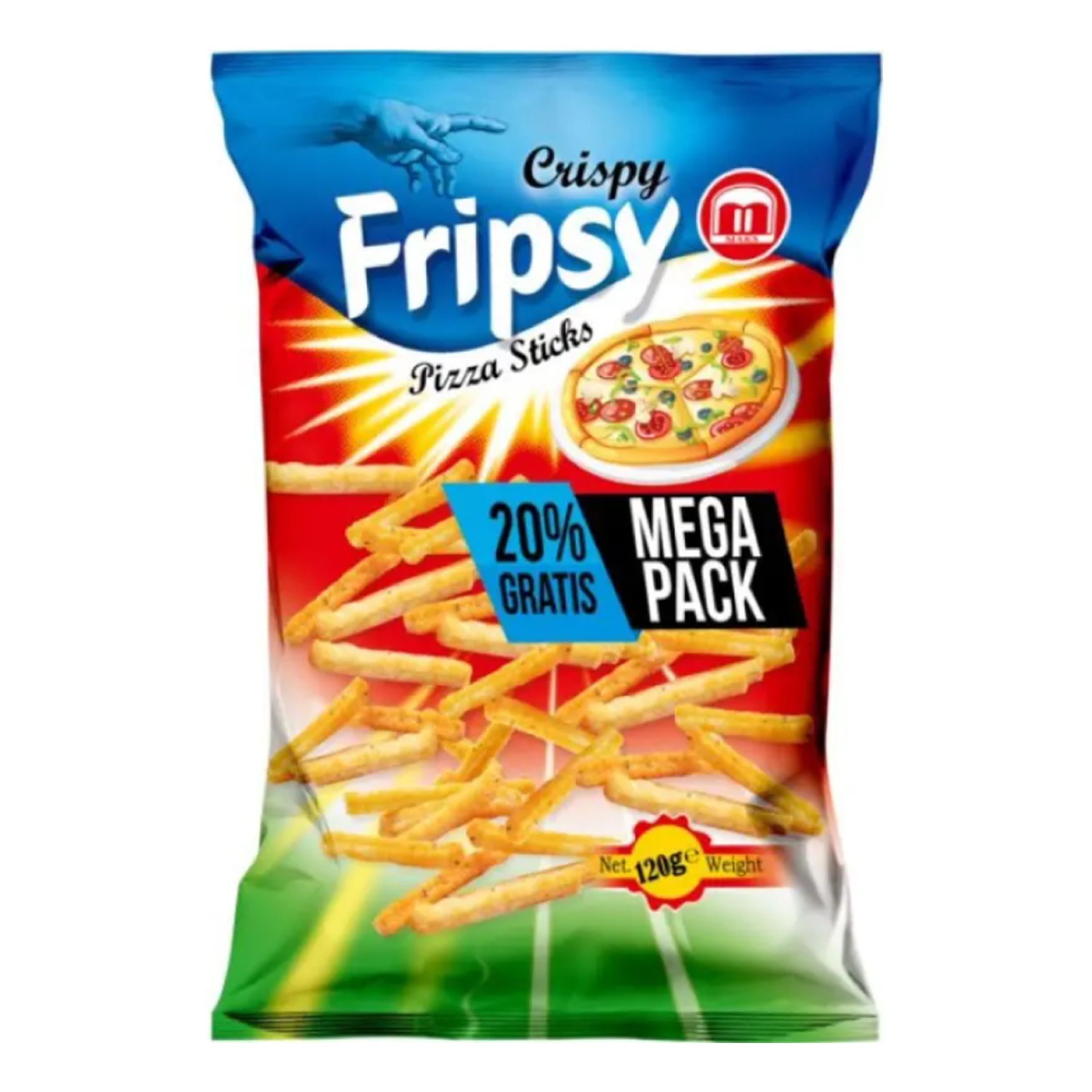 Fripsy Crispy Sticks Pizza - 120 g | Hem - Godis & Läsk - Snacks | Pryloteket