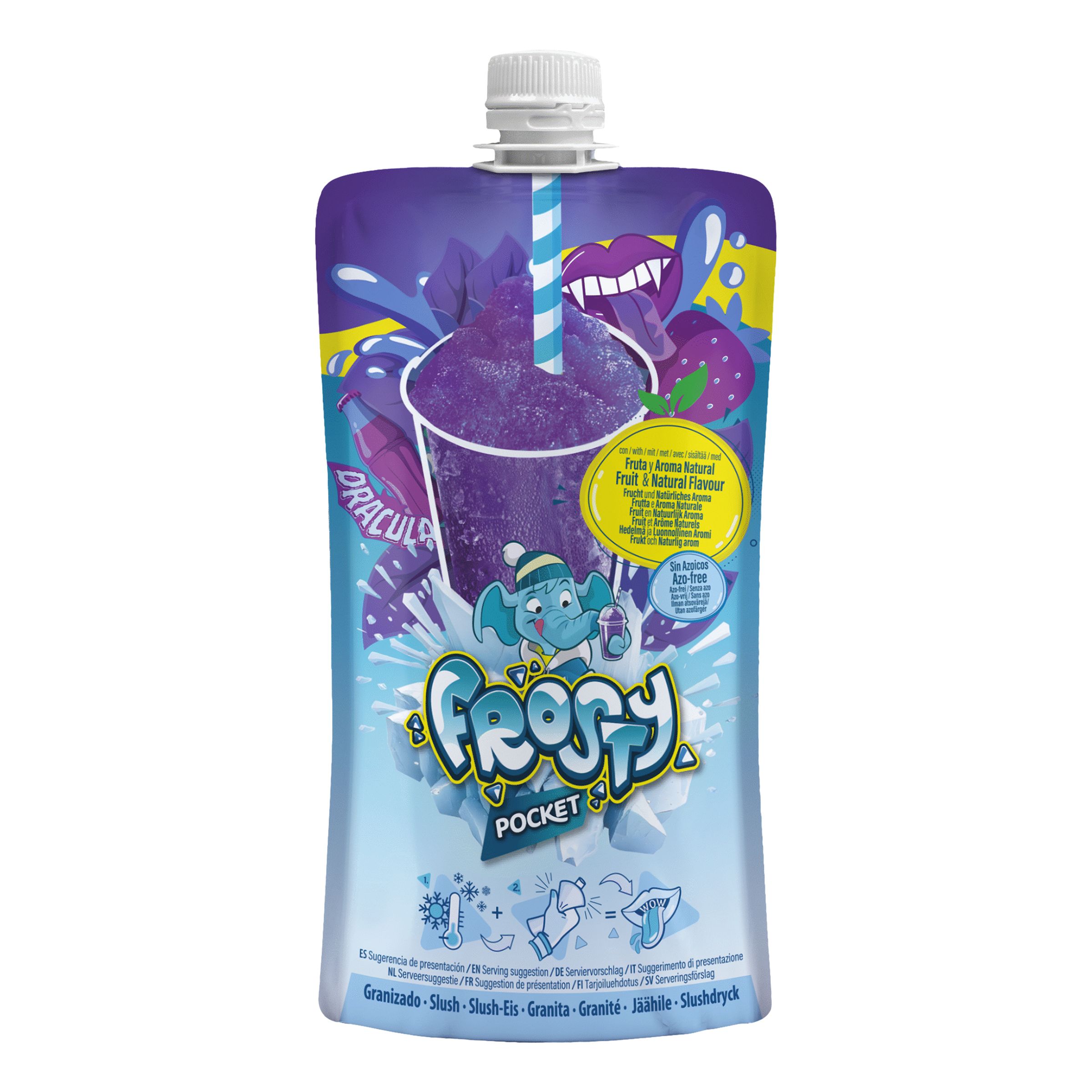 Frosty Instant Slush Dracula Vanilla Mix - 150 ml | Hem - Godis & Läsk - Dryck - Slush | Pryloteket
