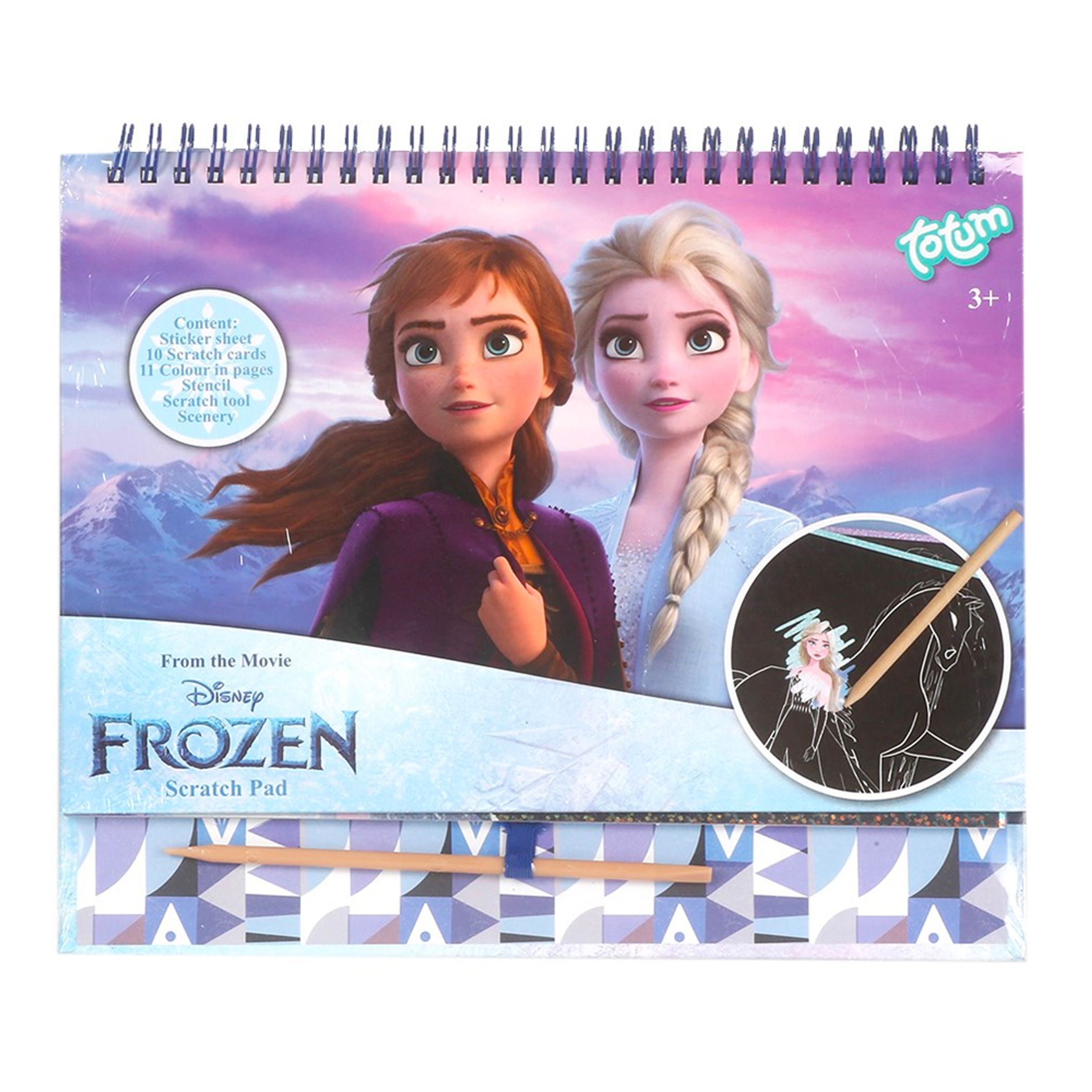 Läs mer om Frozen II Scratch Book