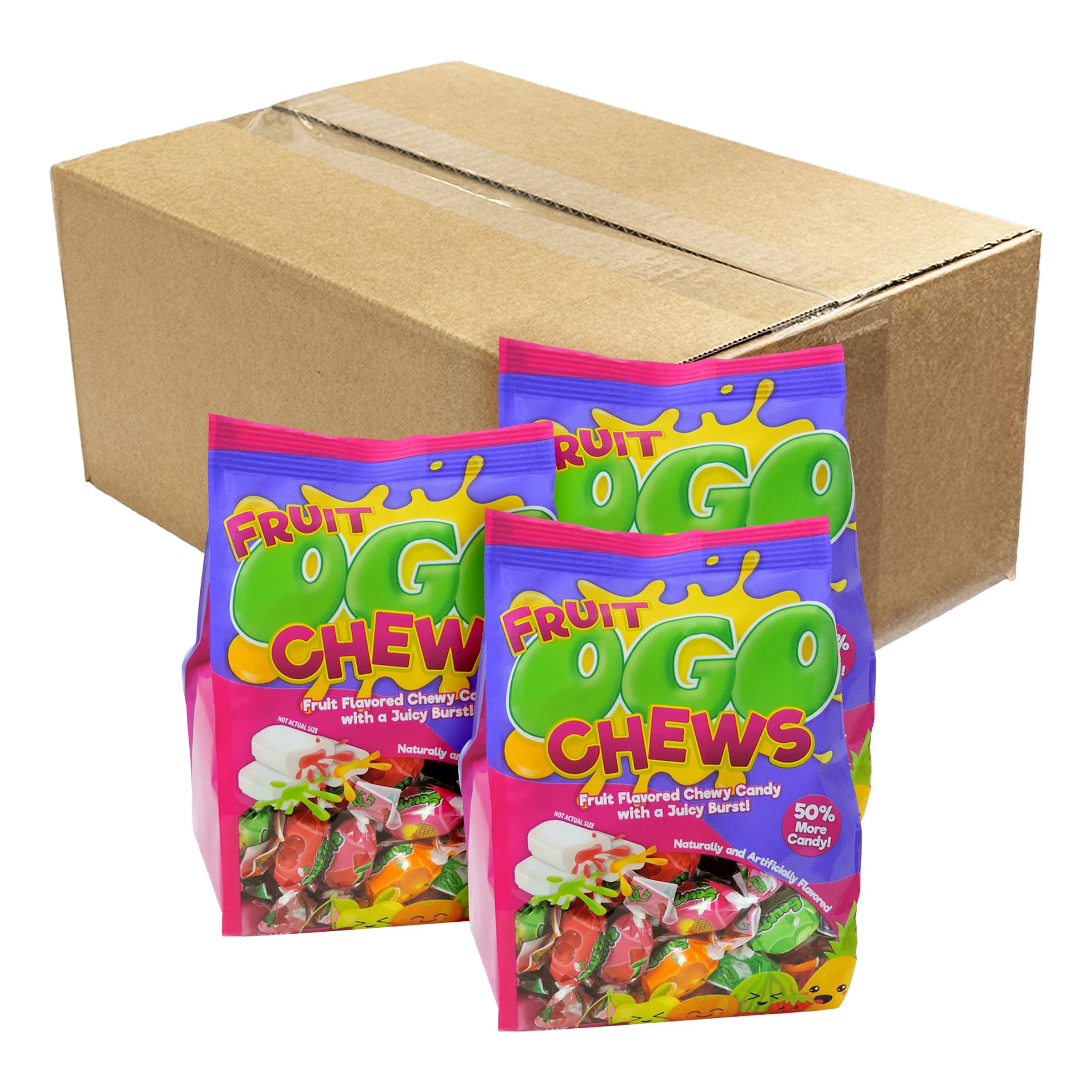 Fruit OGO Chews Storpack - 12 x 200 g | Hem - Godis & Läsk - Godis - Karameller | Maskeradspecialisten