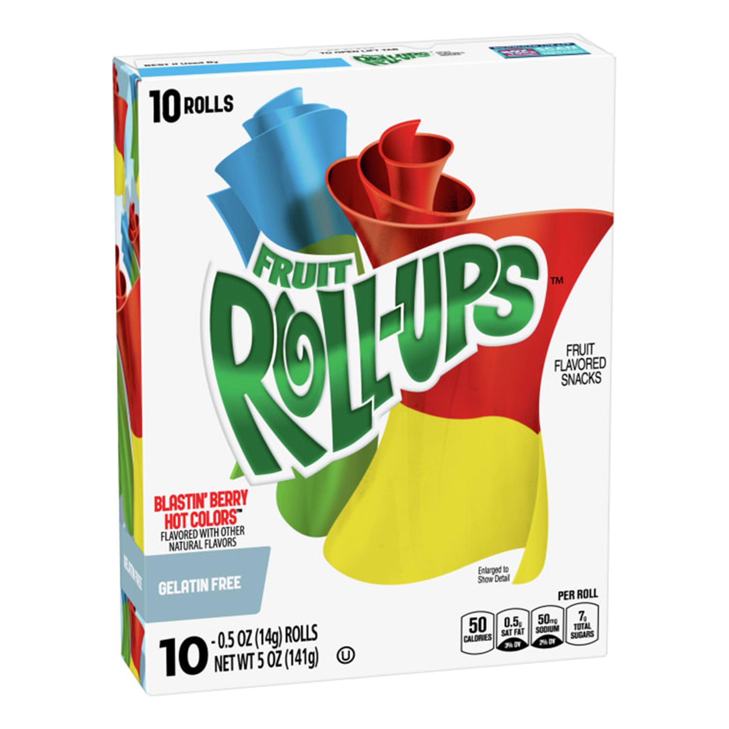 Fruit Roll-Ups Blastin Berry Hot Colors - 141 gram