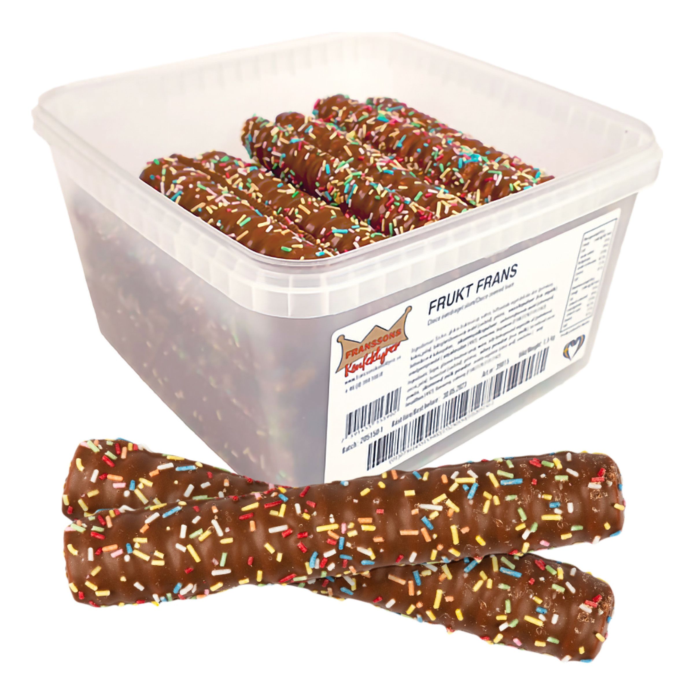 Frugtfrans Chokolade Økonomipakke - 1,5 kg