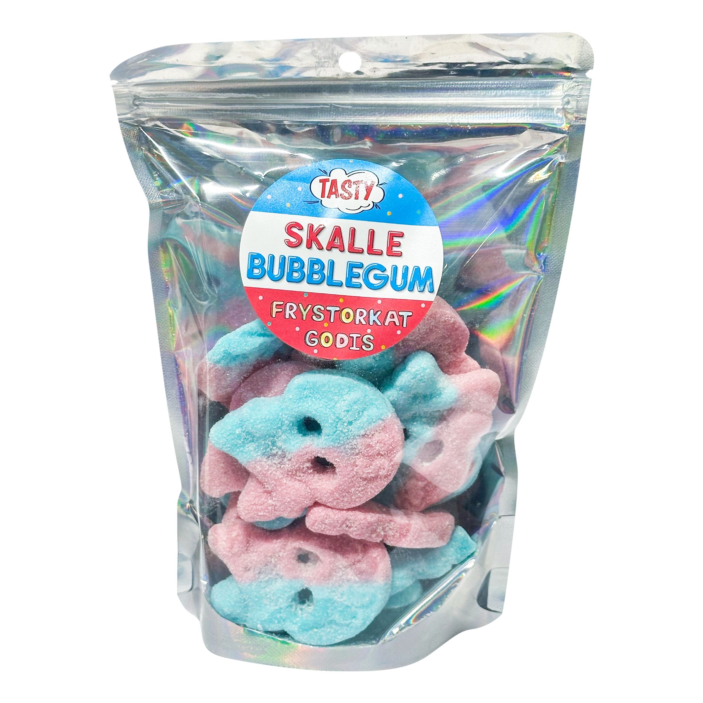 Frystorkat Godis Skalle Bubbelgum - 120 gram | Hem//Teman//Evenemang//Fredagsmys | PartyOutlet