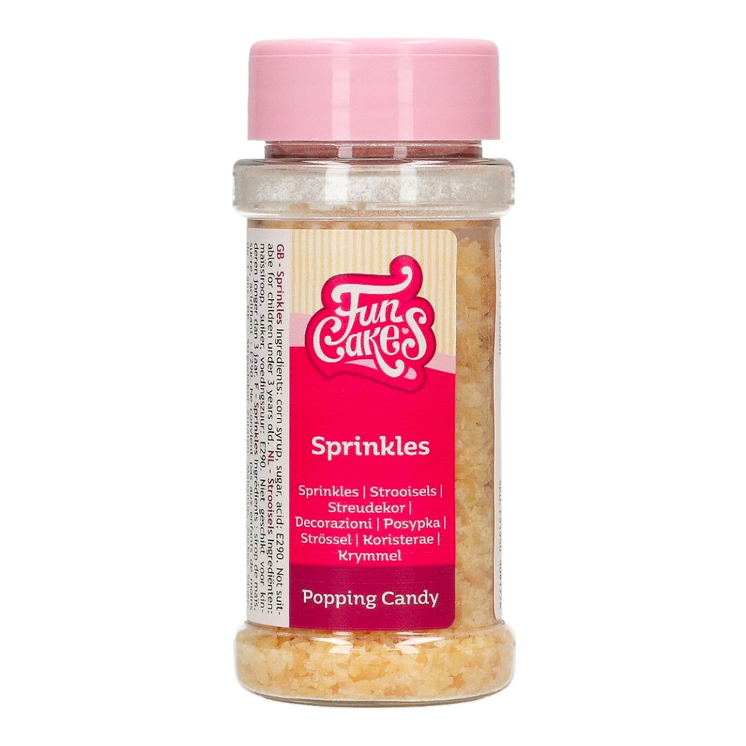 Läs mer om FunCakes Strössel Popping Candy - 70 gram