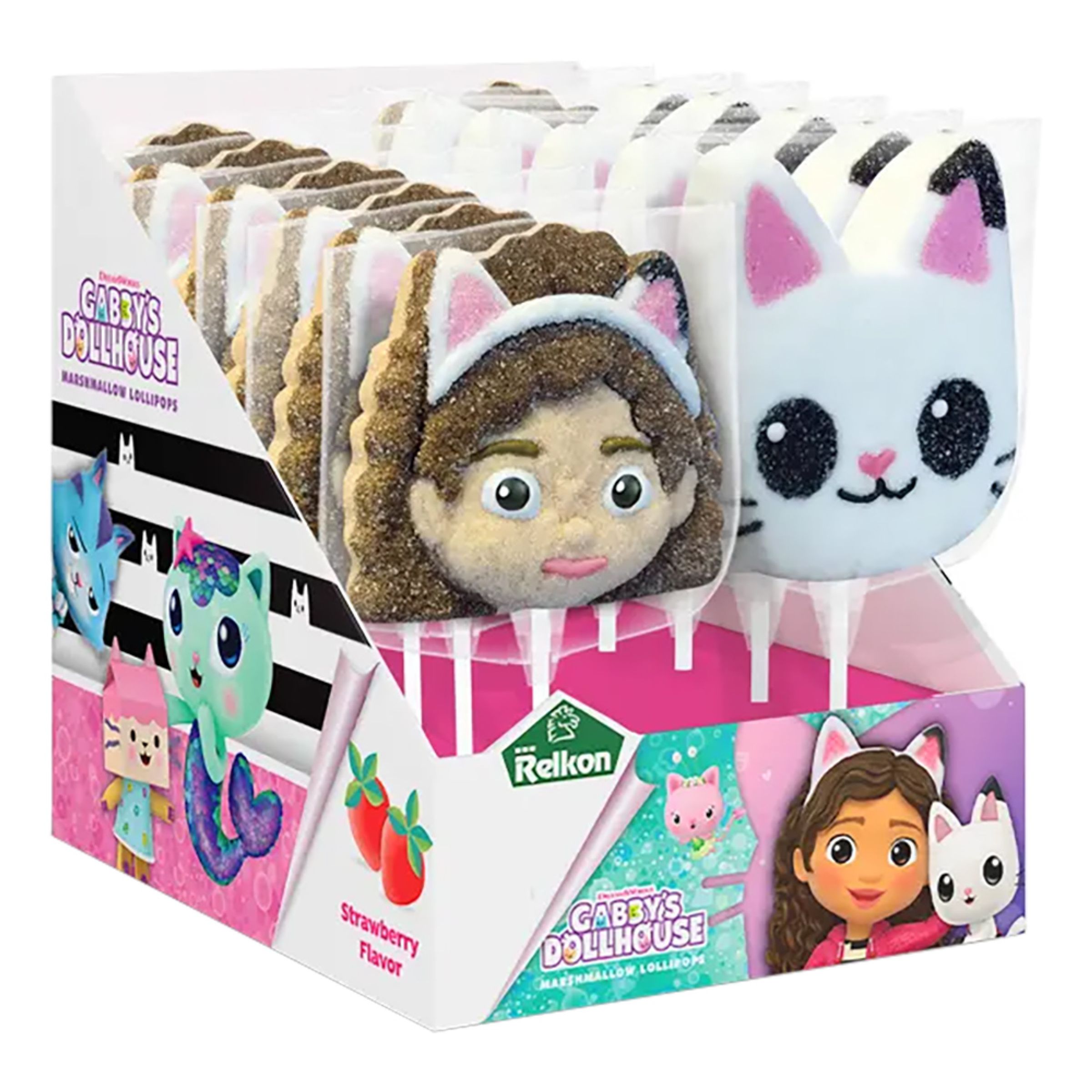 Gabbys Dockhus Marshmallows Klubba - 12-pack | Hem - Teman - Presenter - Barnpresenter | Maskeradspecialisten