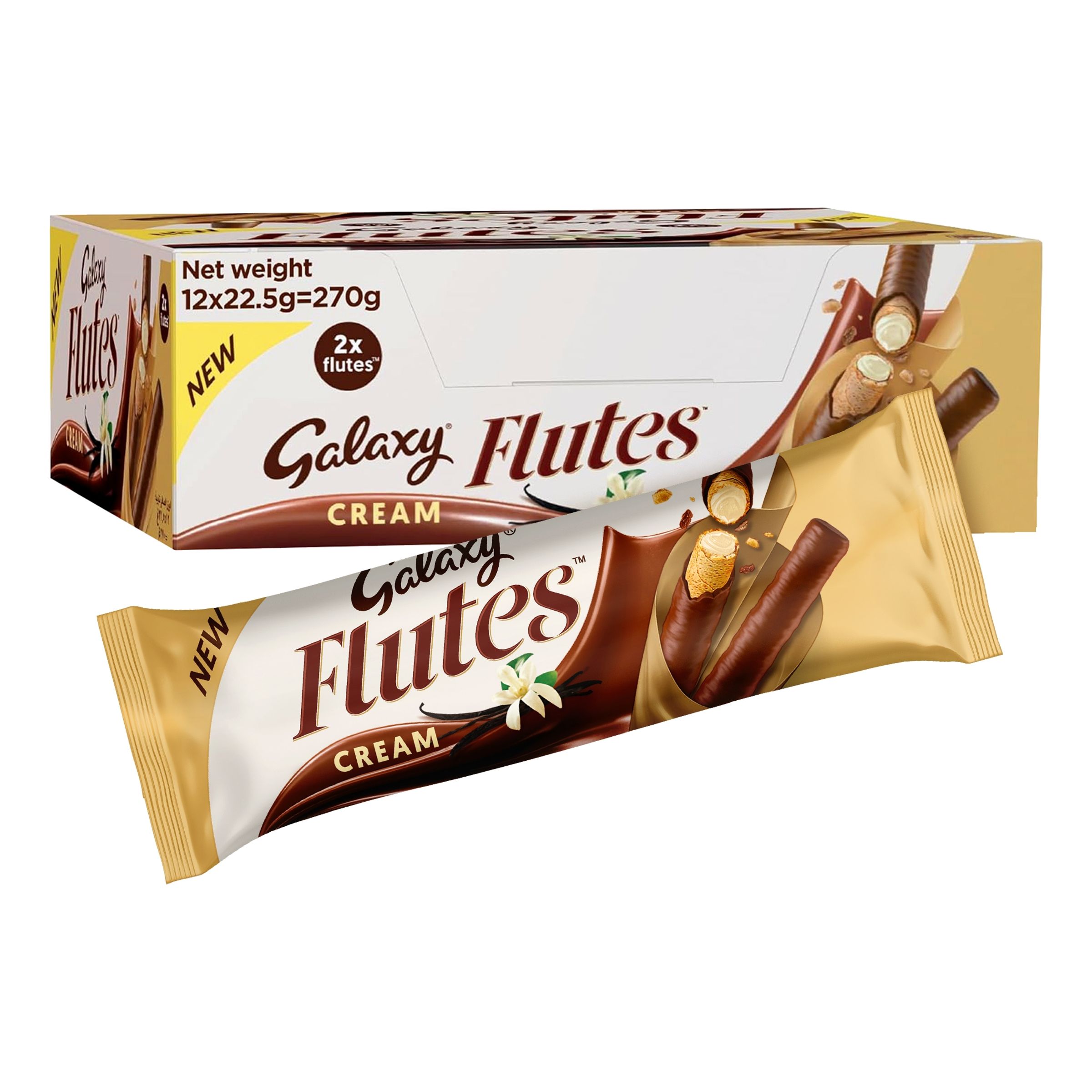 Galaxy Flutes Cream Storpack - 12-pack | Hem//Godis & Läsk//Godis//Choklad | PartyOutlet