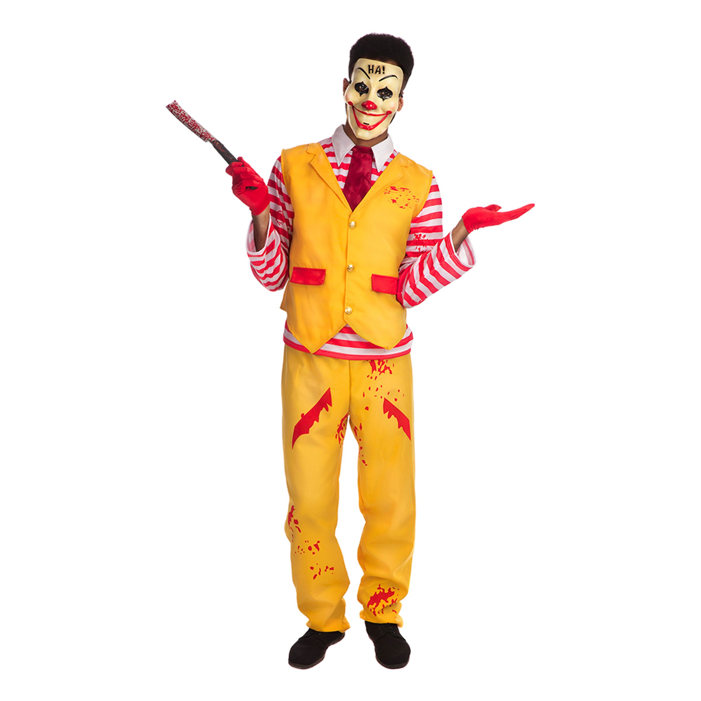 Galen Clown Halloween Maskeraddräkt - Standard