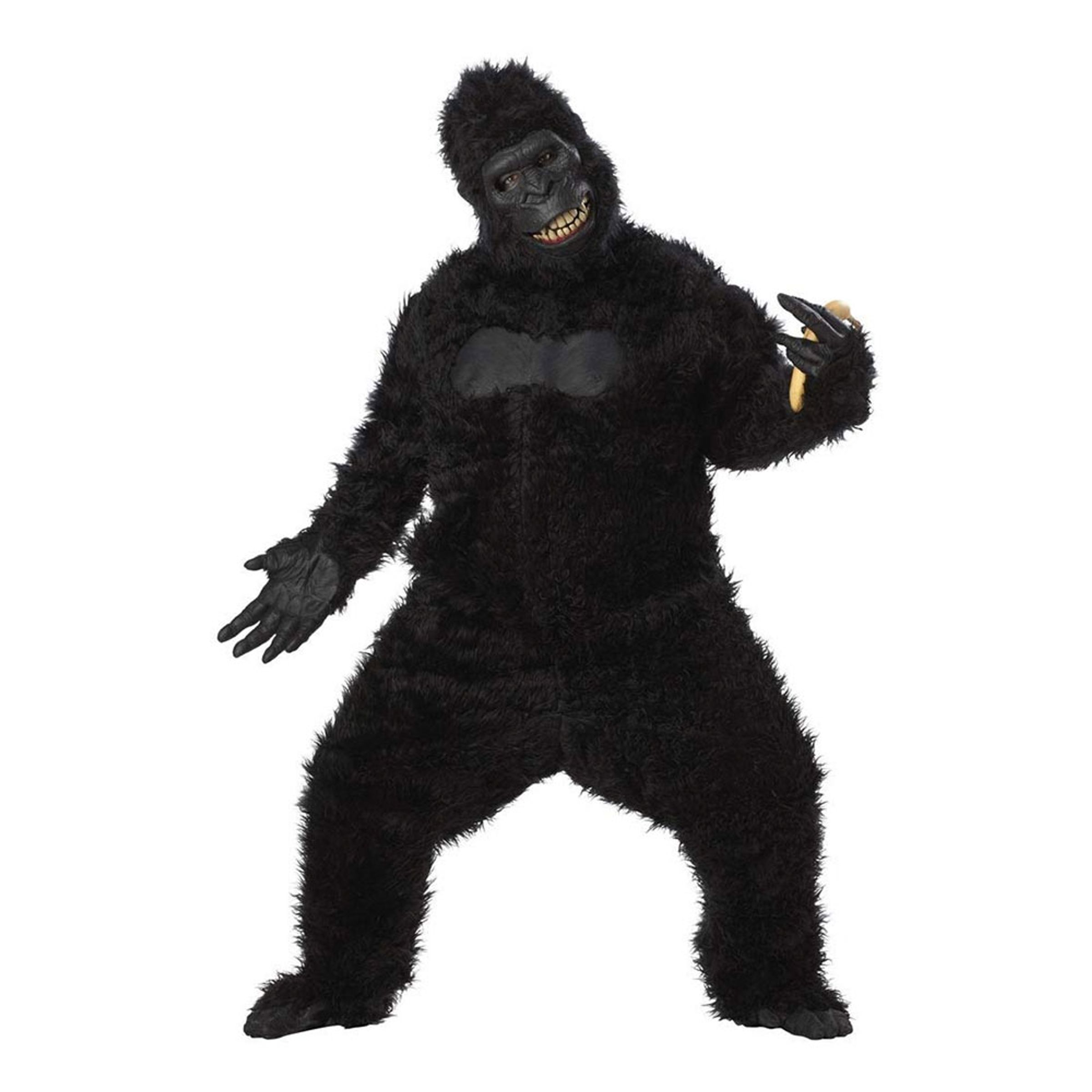 Galen Gorilla Deluxe Maskeraddräkt - One size