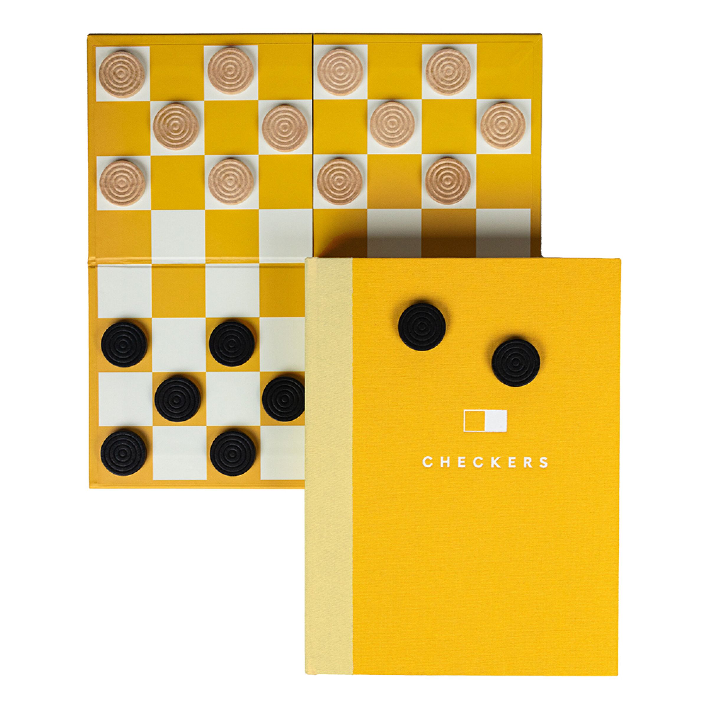 Game In A Book Checkers | Hem - Roliga Prylar - Spel & Lek - Sällskapsspel | Maskeradspecialisten