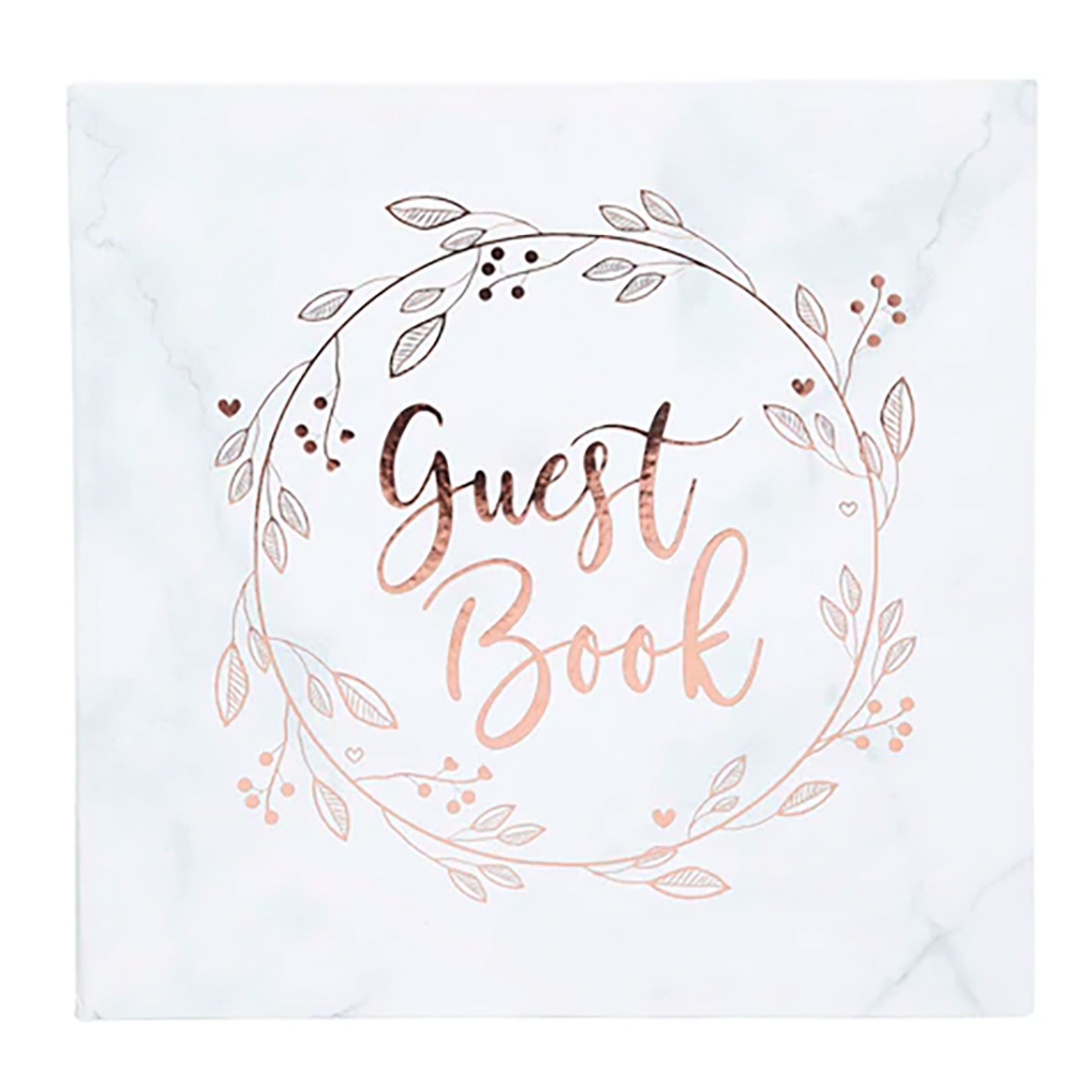 Gästbok Bröllop Roséguld