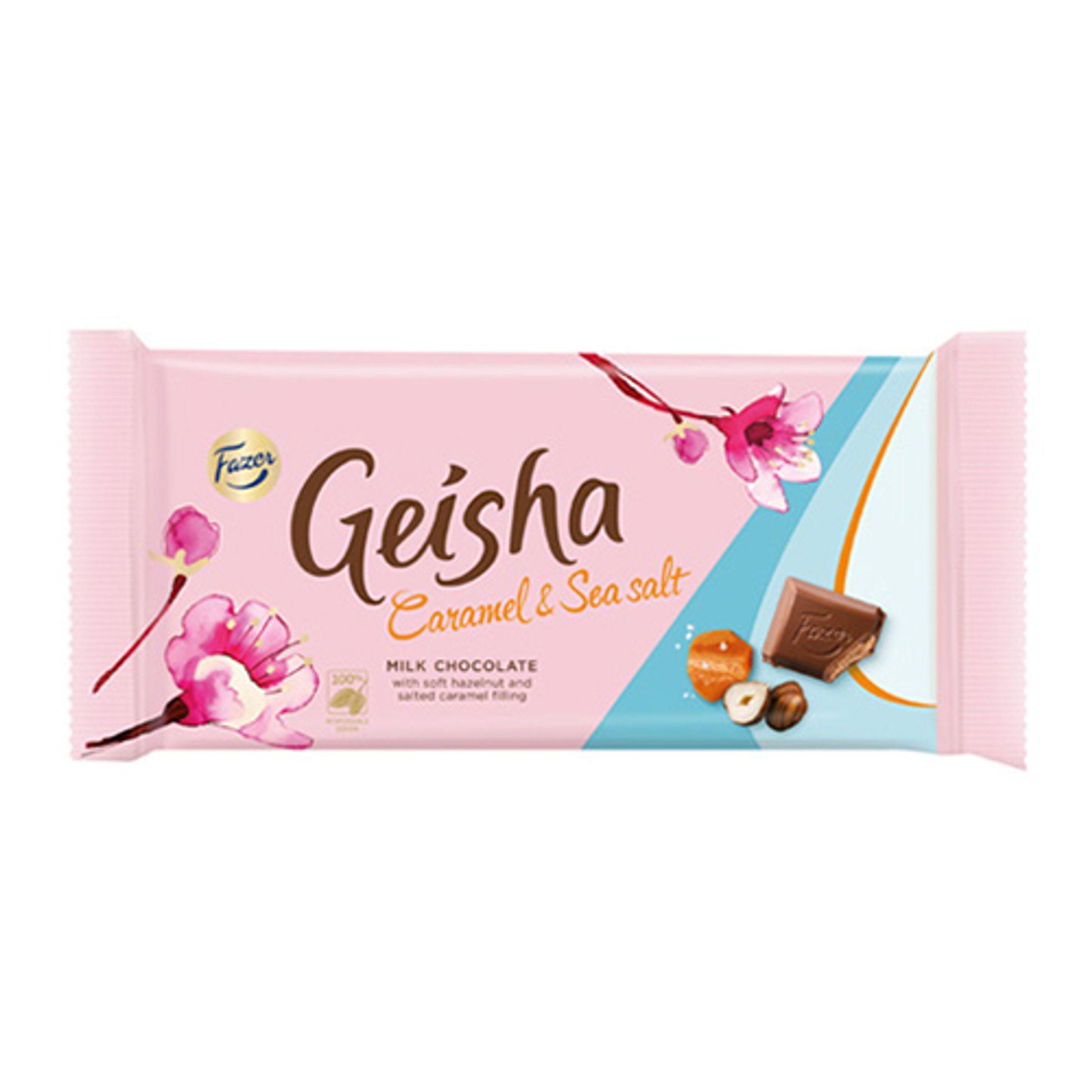Läs mer om Geisha Caramel & Sea Salt - 121 gram