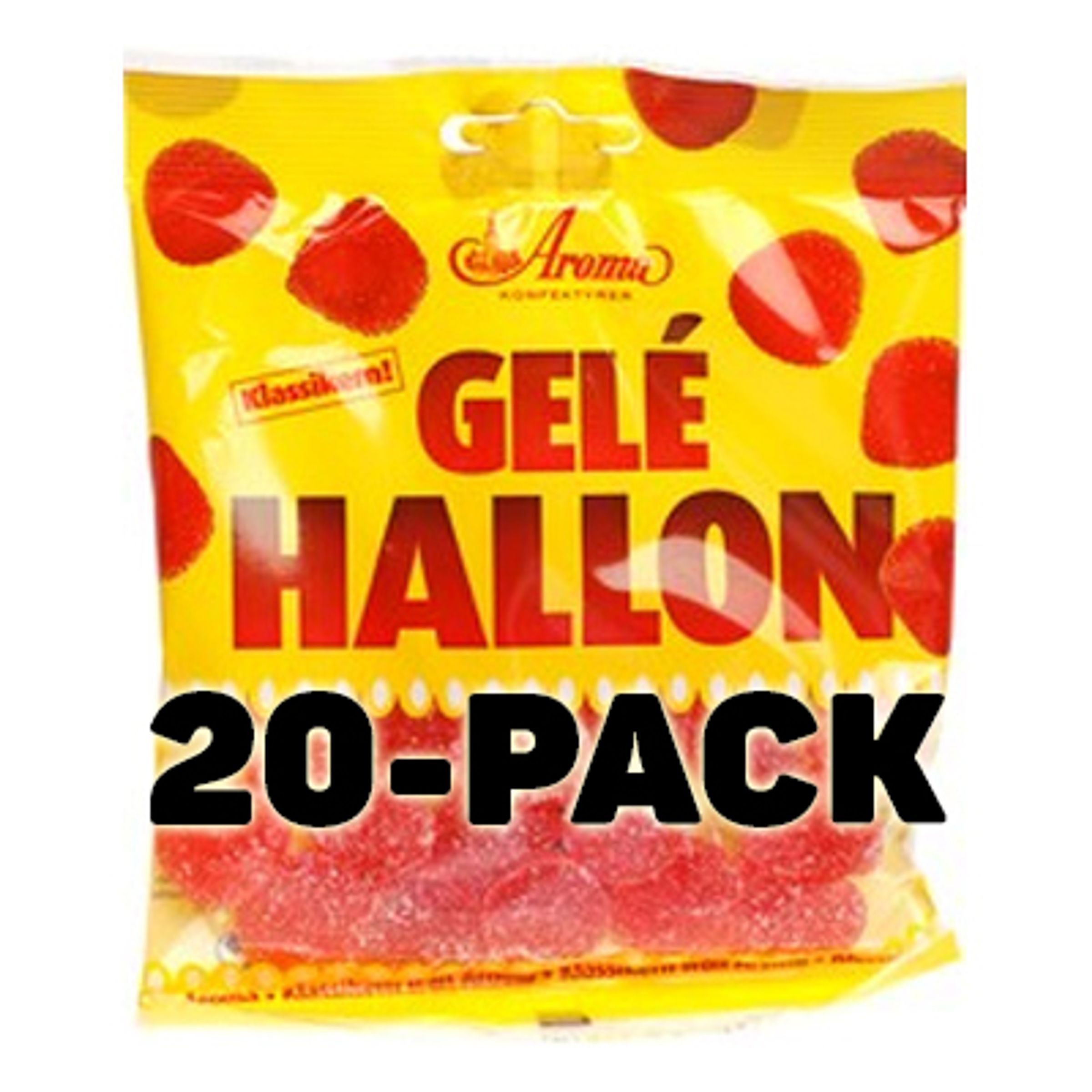 Läs mer om Geléhallon - 20-pack