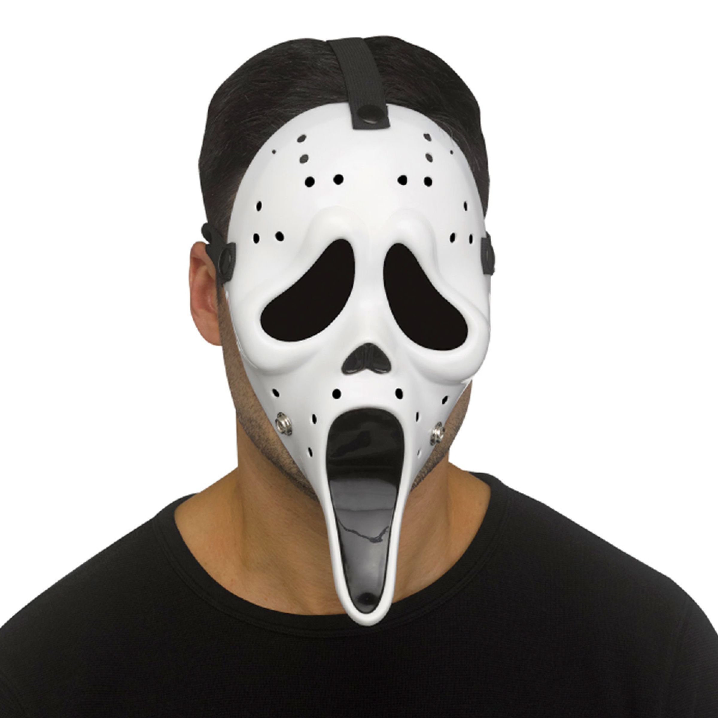 Ghost Face Hockey Mask - One size | Hem - Maskerad - Masker - Halloweenmasker | Pryloteket