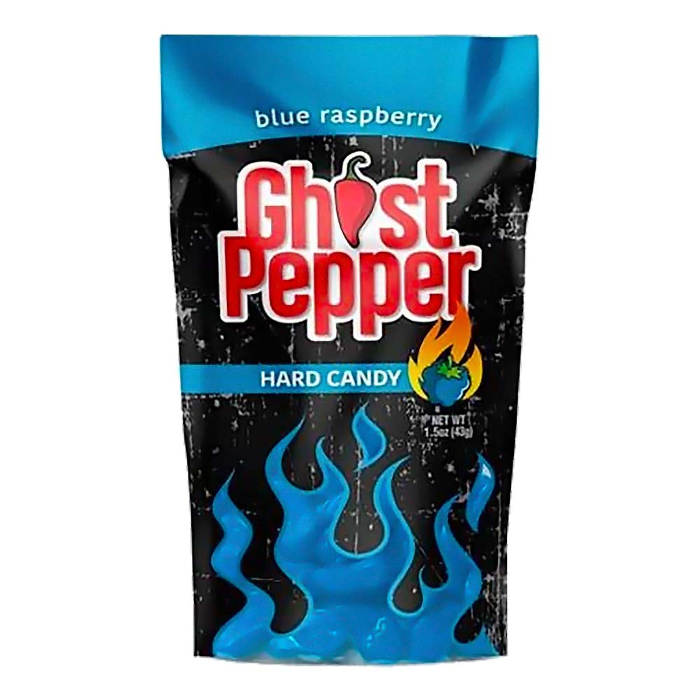 Läs mer om Ghost Pepper Blue Raspberry Godis - 36 gram