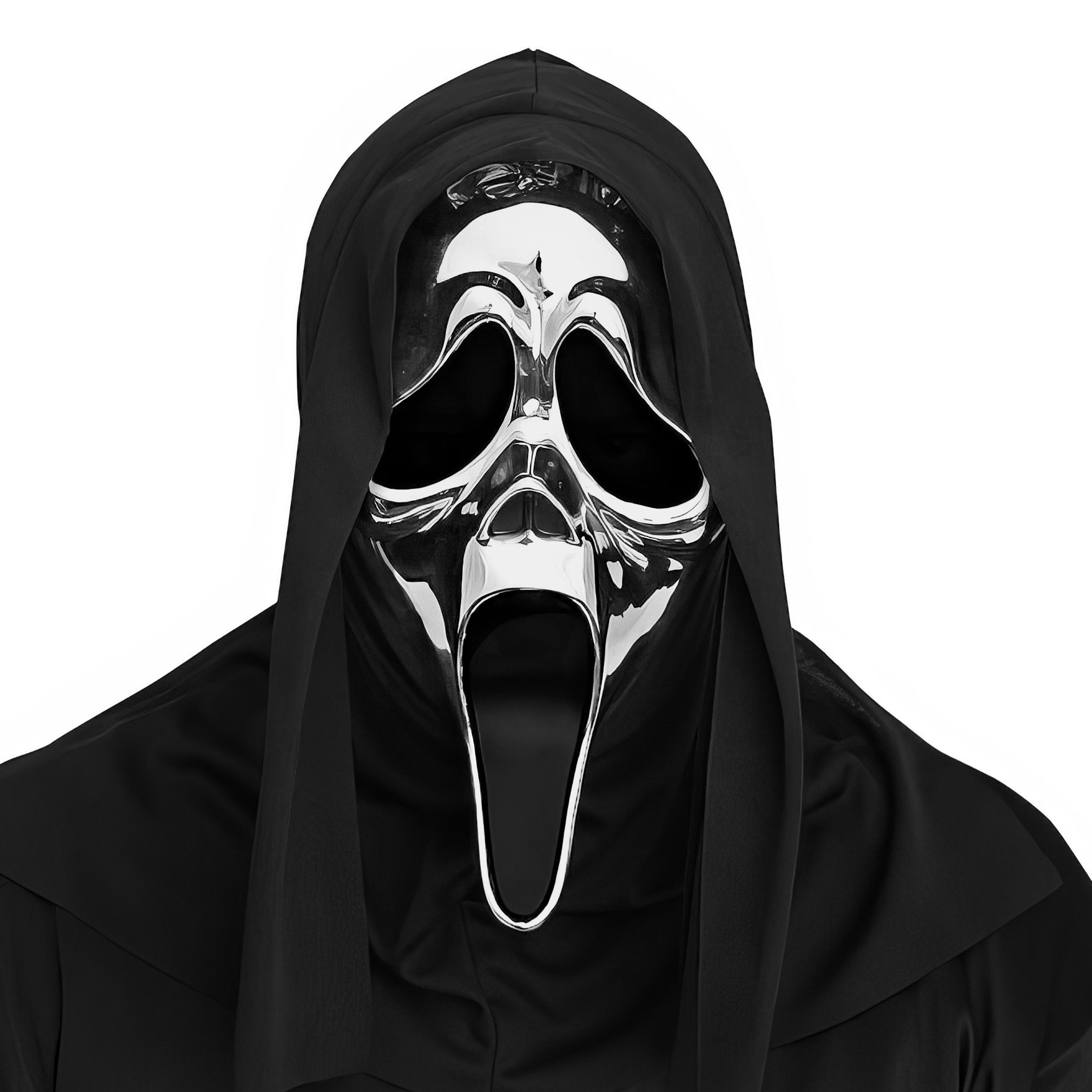 Läs mer om Ghostface Chrome Mask