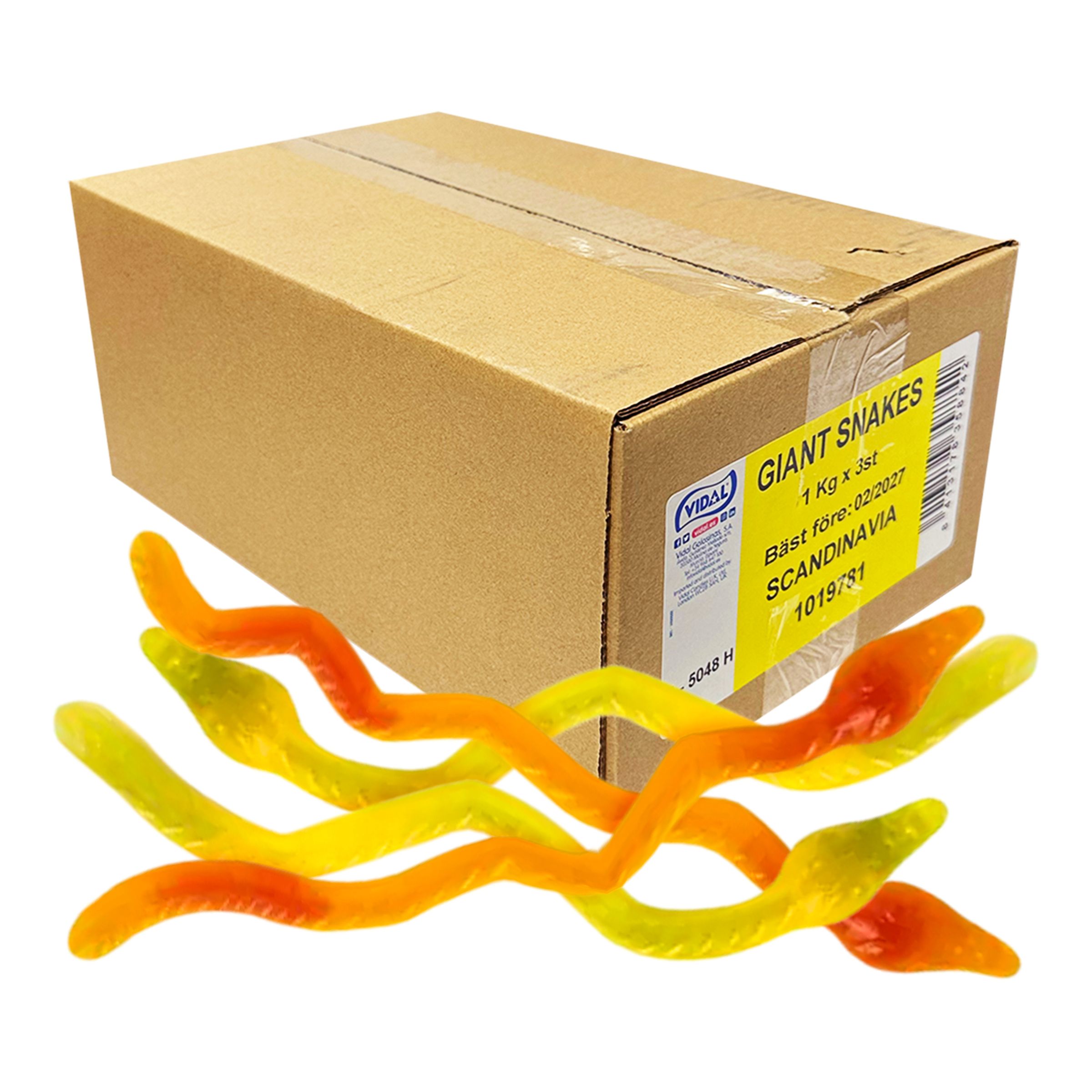 Giant Snakes Økonomipakke - 3 kg