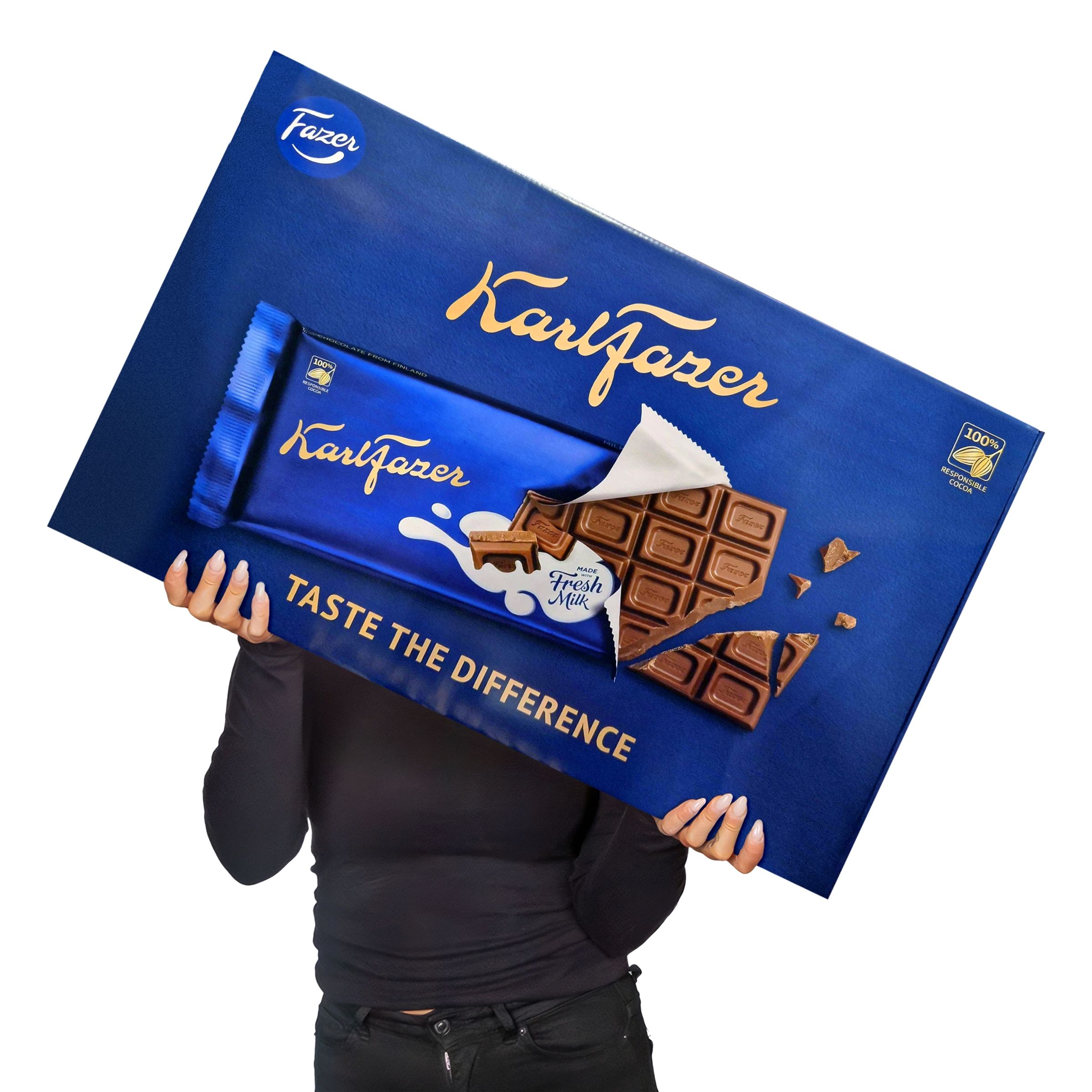 Gigantisk Choklad Karl Fazer