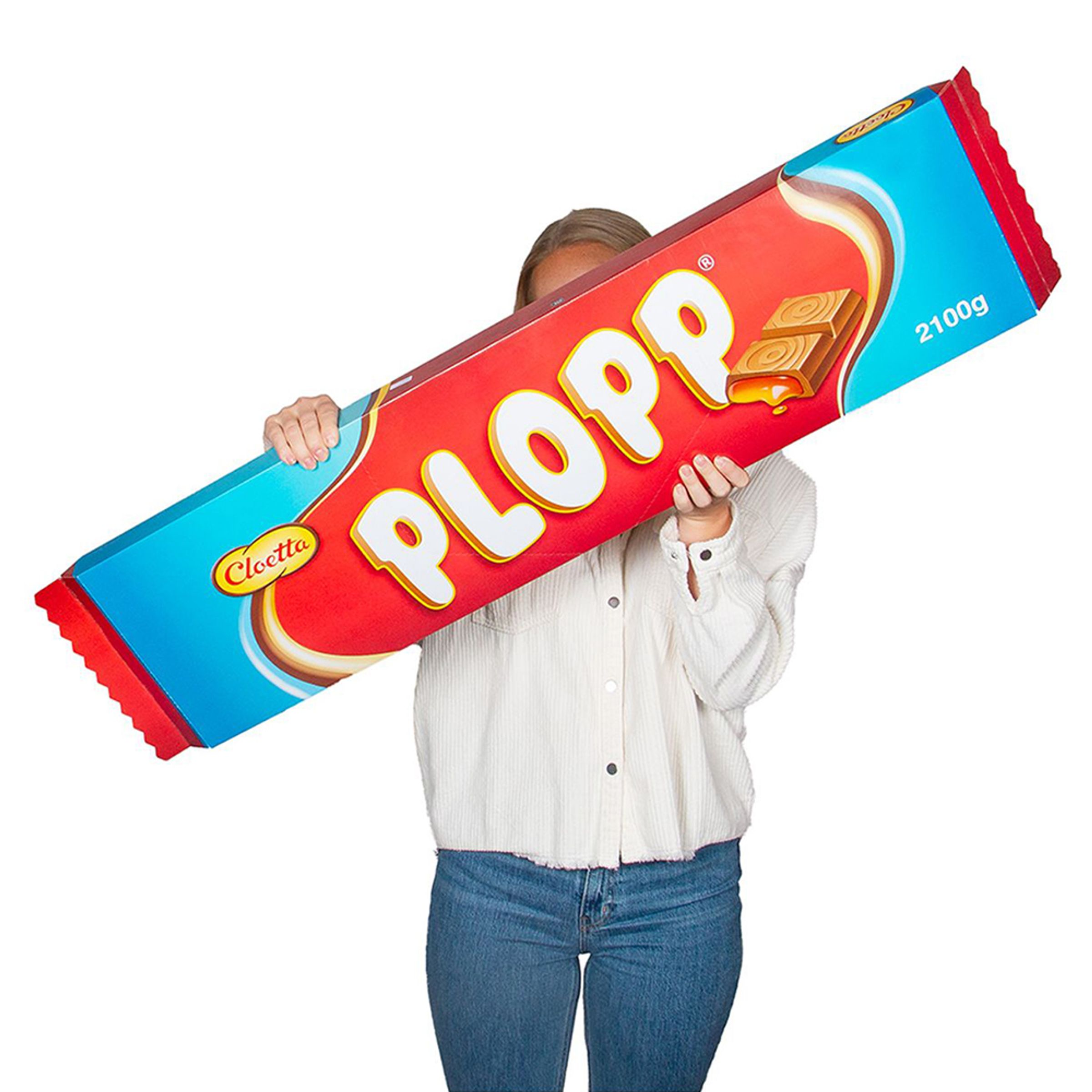 Gigantisk Choklad Plopp - 2100 gram