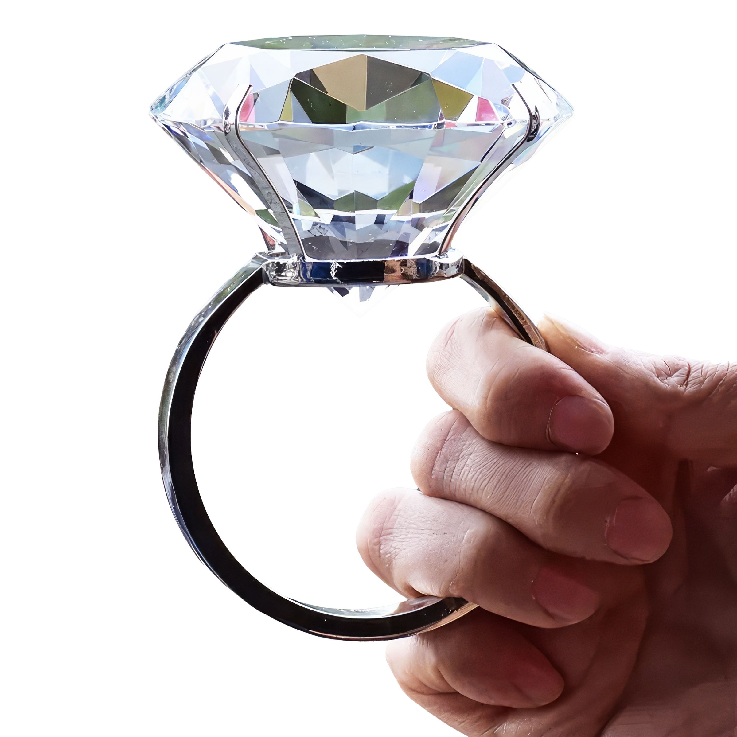 Gigantisk Diamantring