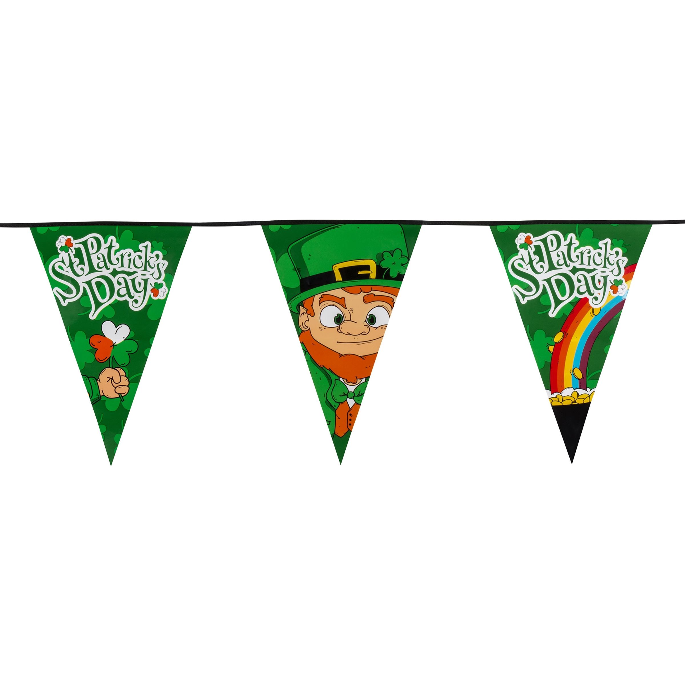 Gigantisk Vimpelgirlang St Patrick Day