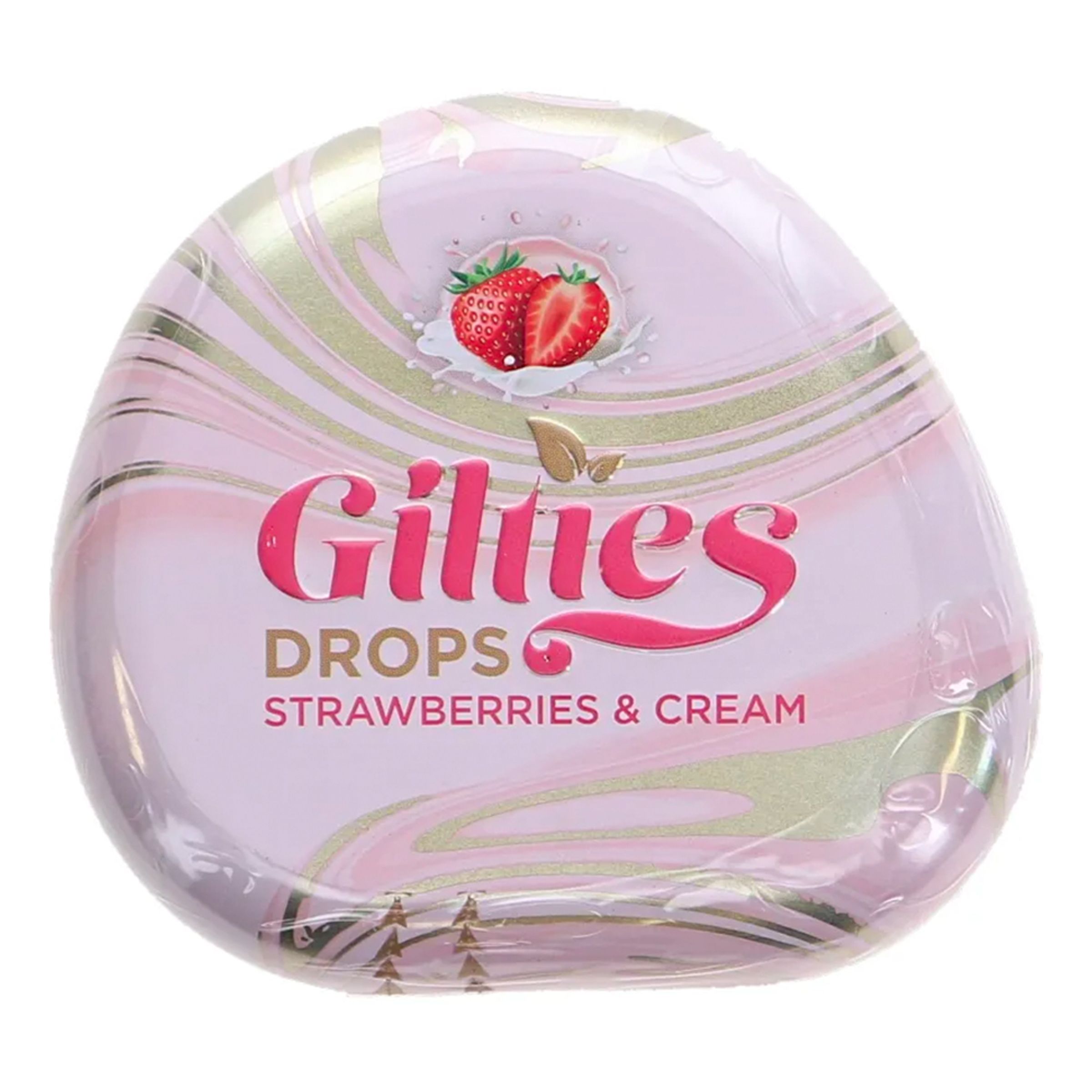 Läs mer om Gilties Drops Strawberries & Cream - 90 gram