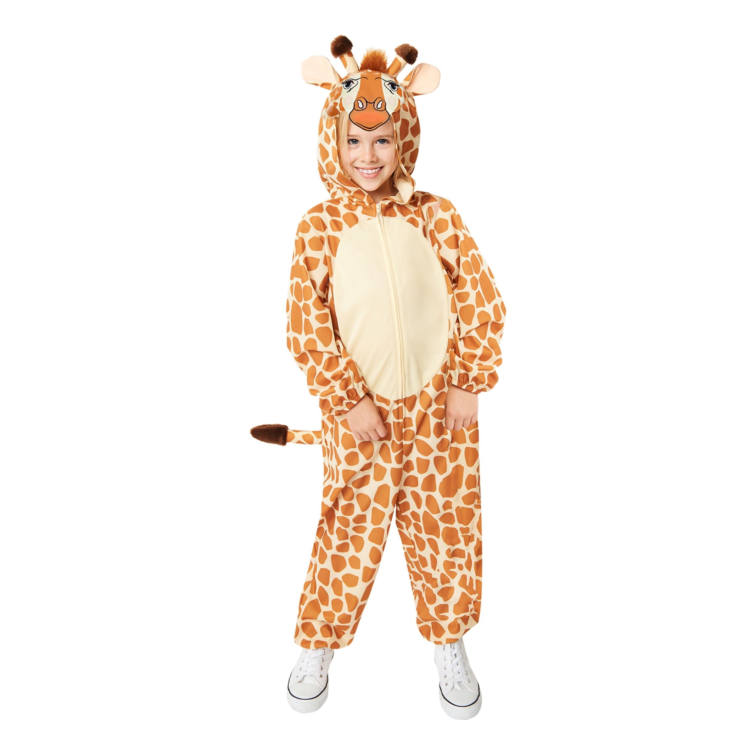 Läs mer om Giraff Onesie Barn Maskeraddräkt - X-Small