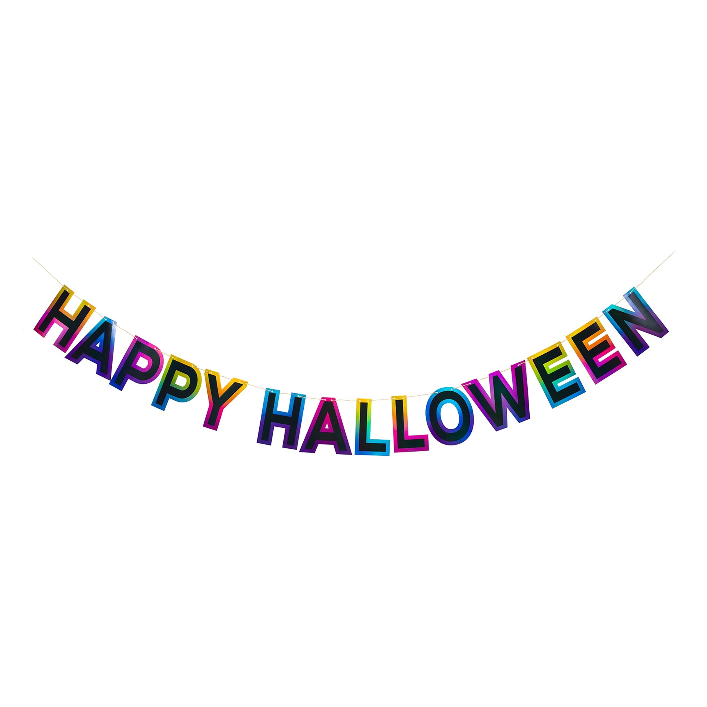 Läs mer om Girlang Happy Halloween Neon