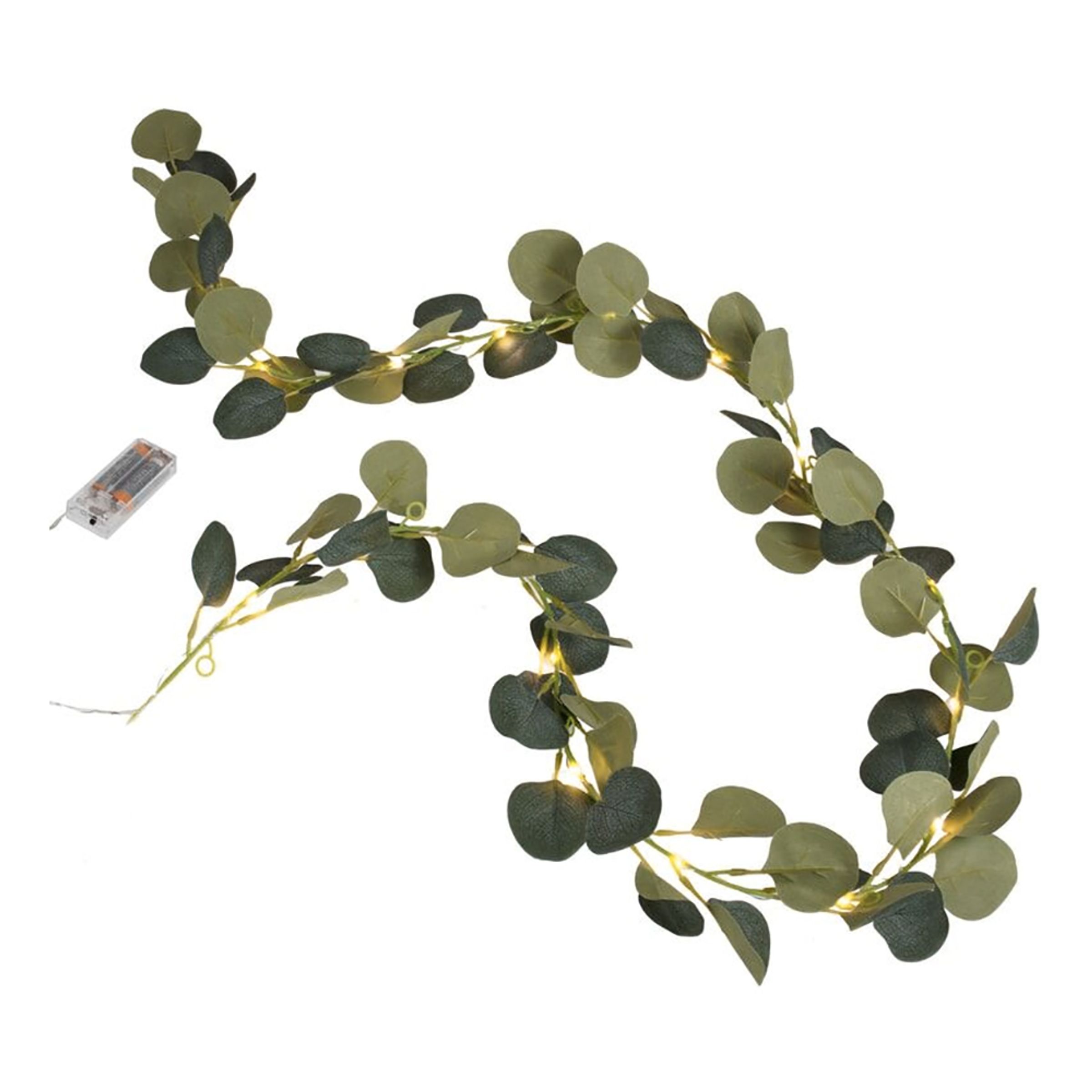 Läs mer om Girlang Eucalyptus med LED-ljus