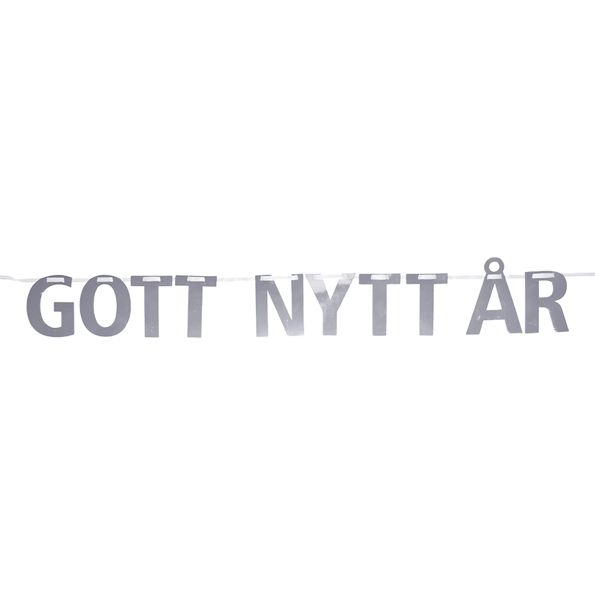 Girlang Gott Nytt År Silver