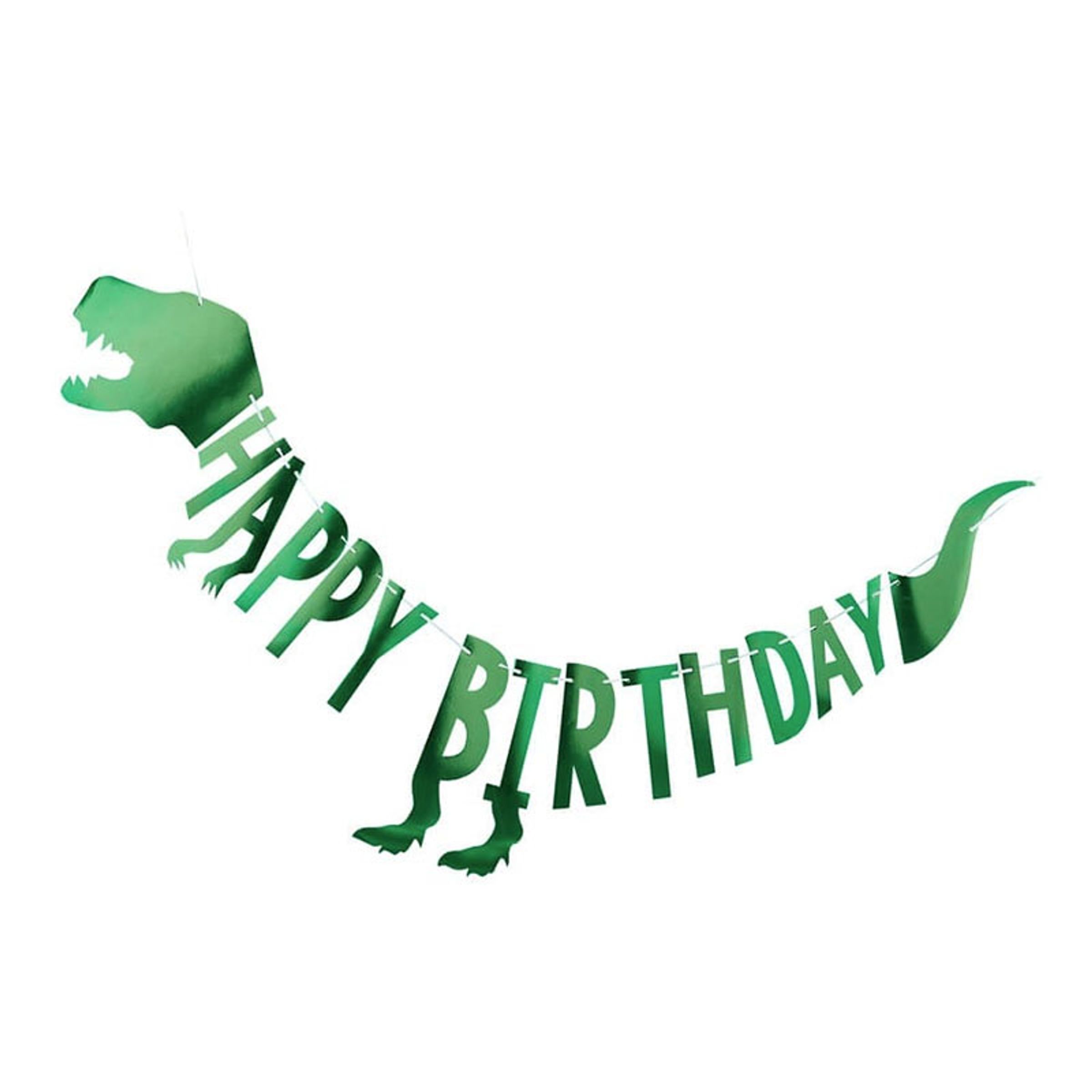 Läs mer om Girlang Happy Birthday Dinosaurie