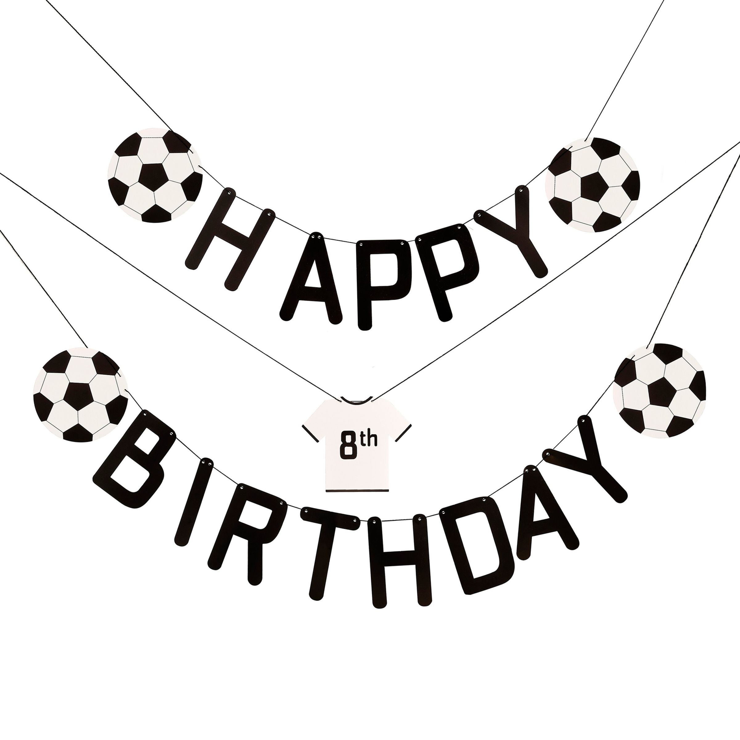 Läs mer om Girlang Happy Birthday Fotbollsfest