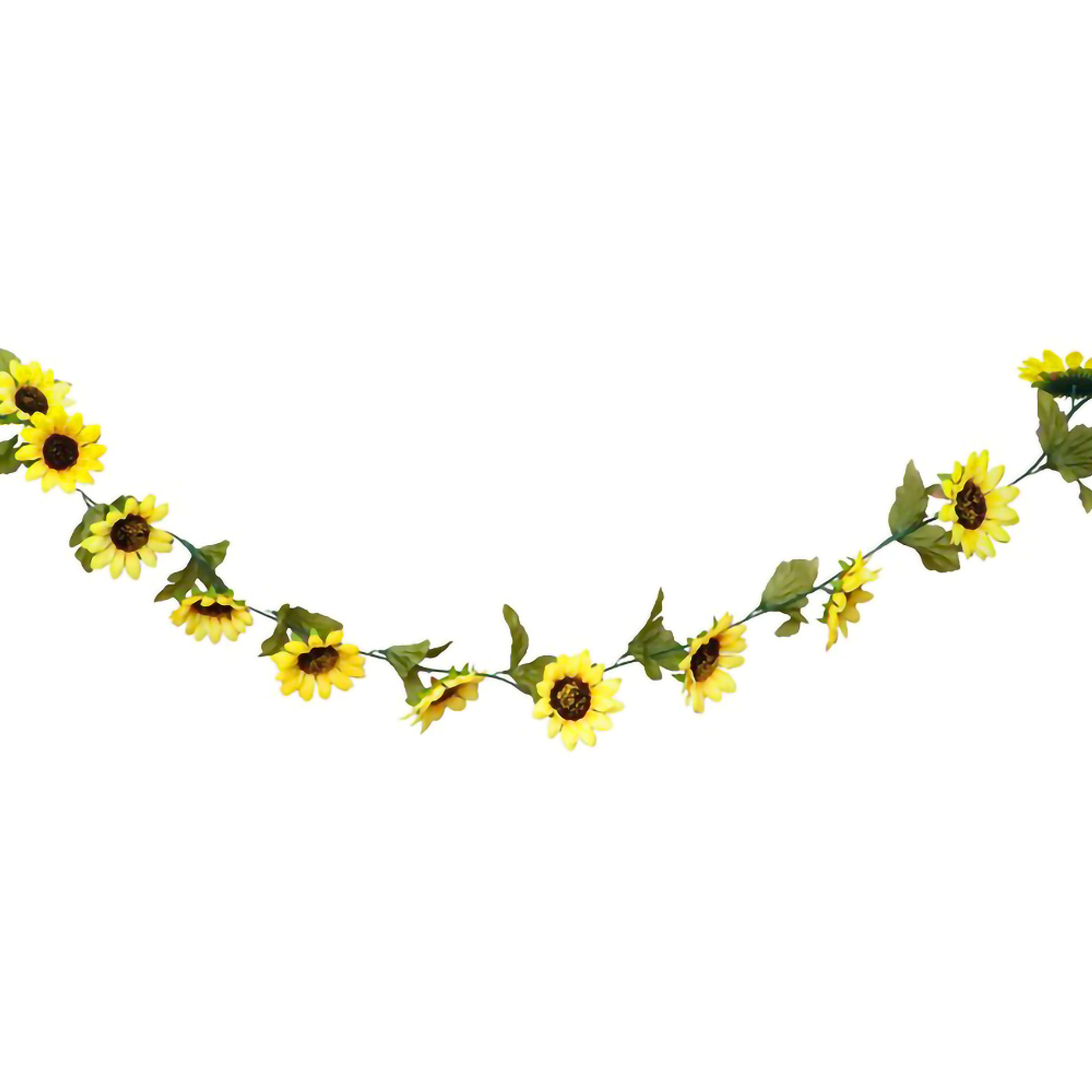 Girlang Solrosor | Hem - Festartiklar - Festdekoration - Girlanger | Maskeradspecialisten