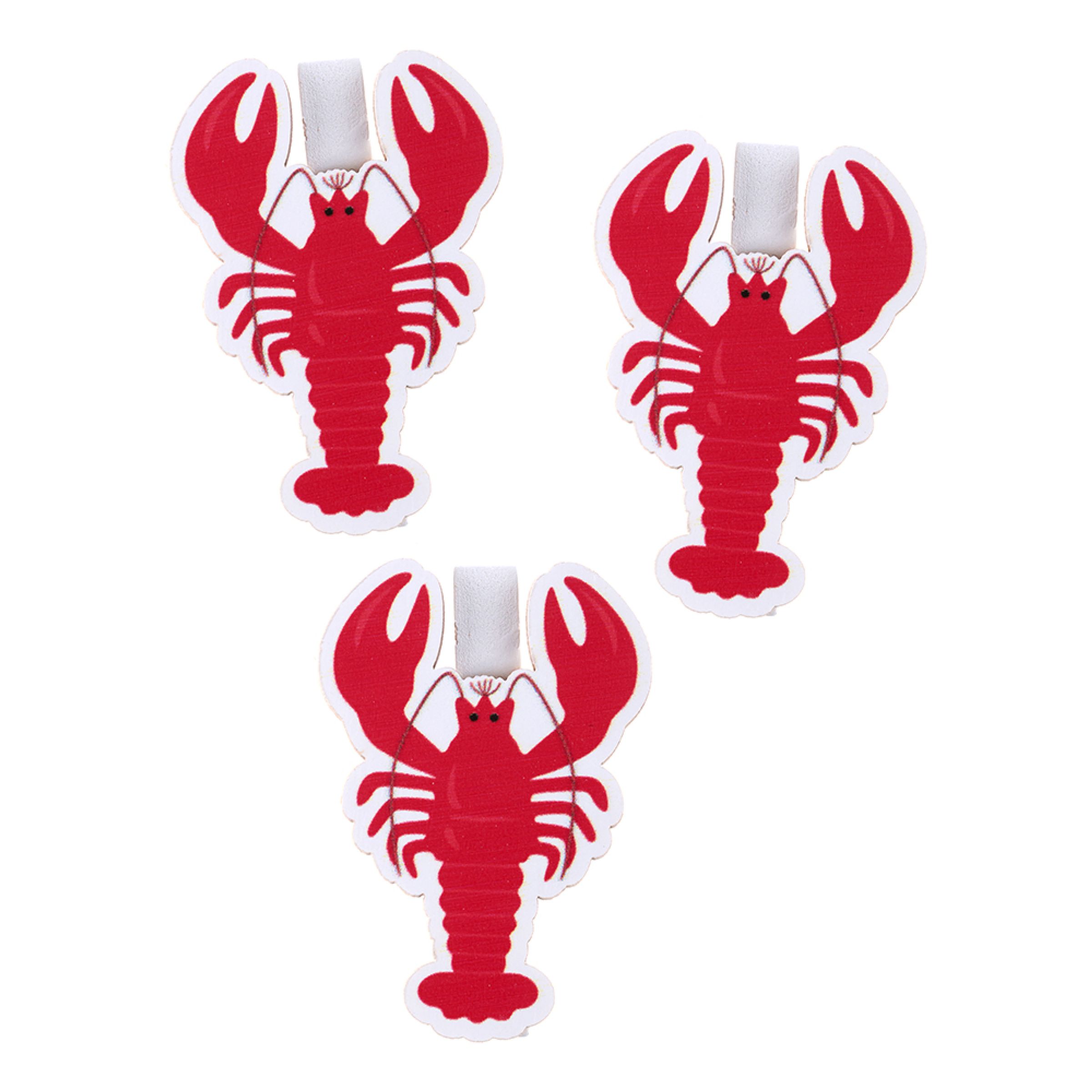 Glasmarkörer Kräfta - 6-pack | Hem - Teman - Högtider - Kräftskiva | Pryloteket